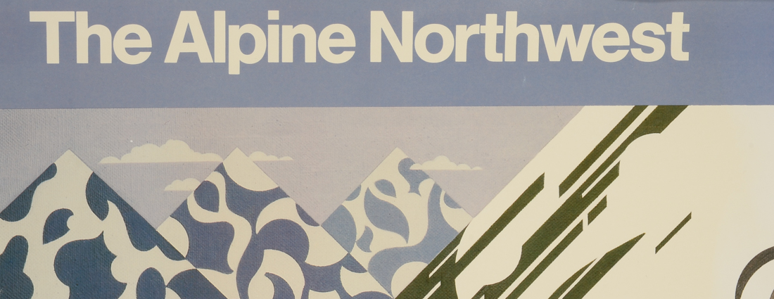 Charley Harper Poster for National Park Service "The Alpine Northwest"