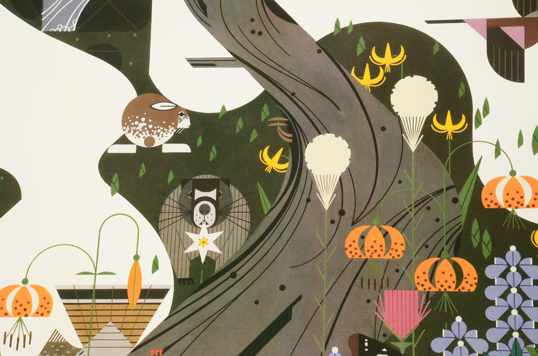 Charley Harper Poster for National Park Service "The Alpine Northwest"