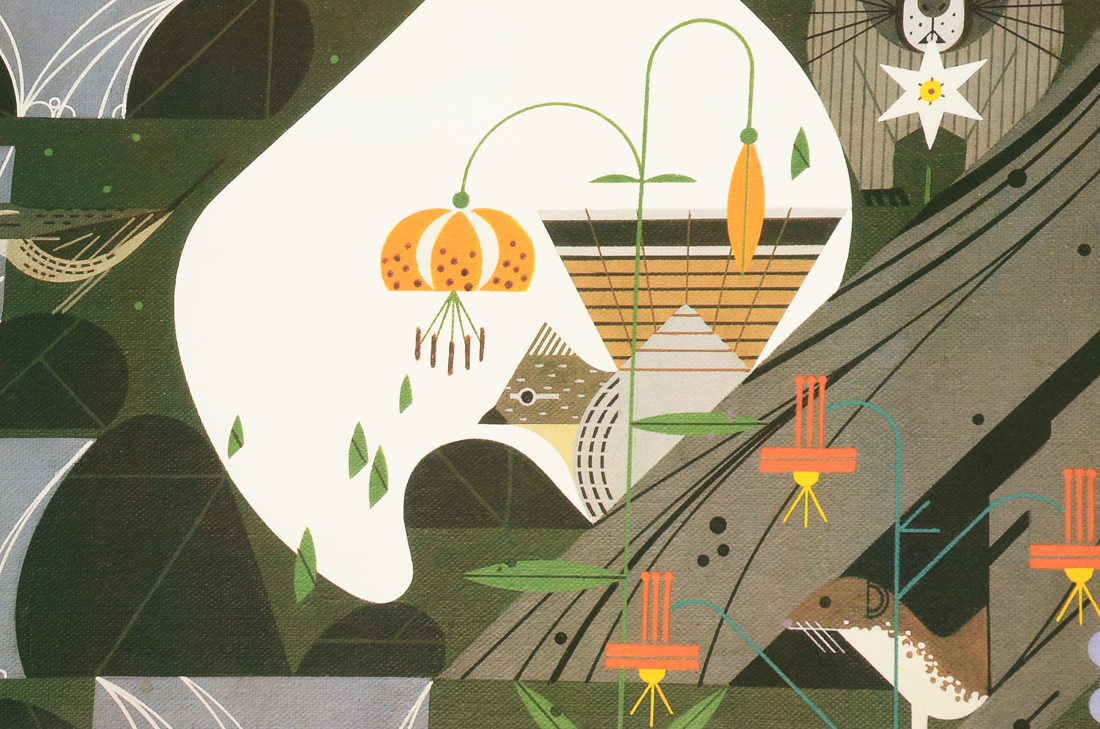 Charley Harper Poster for National Park Service "The Alpine Northwest"
