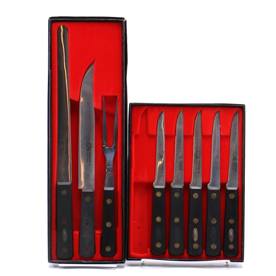 Sabatier Carving Set and Knives