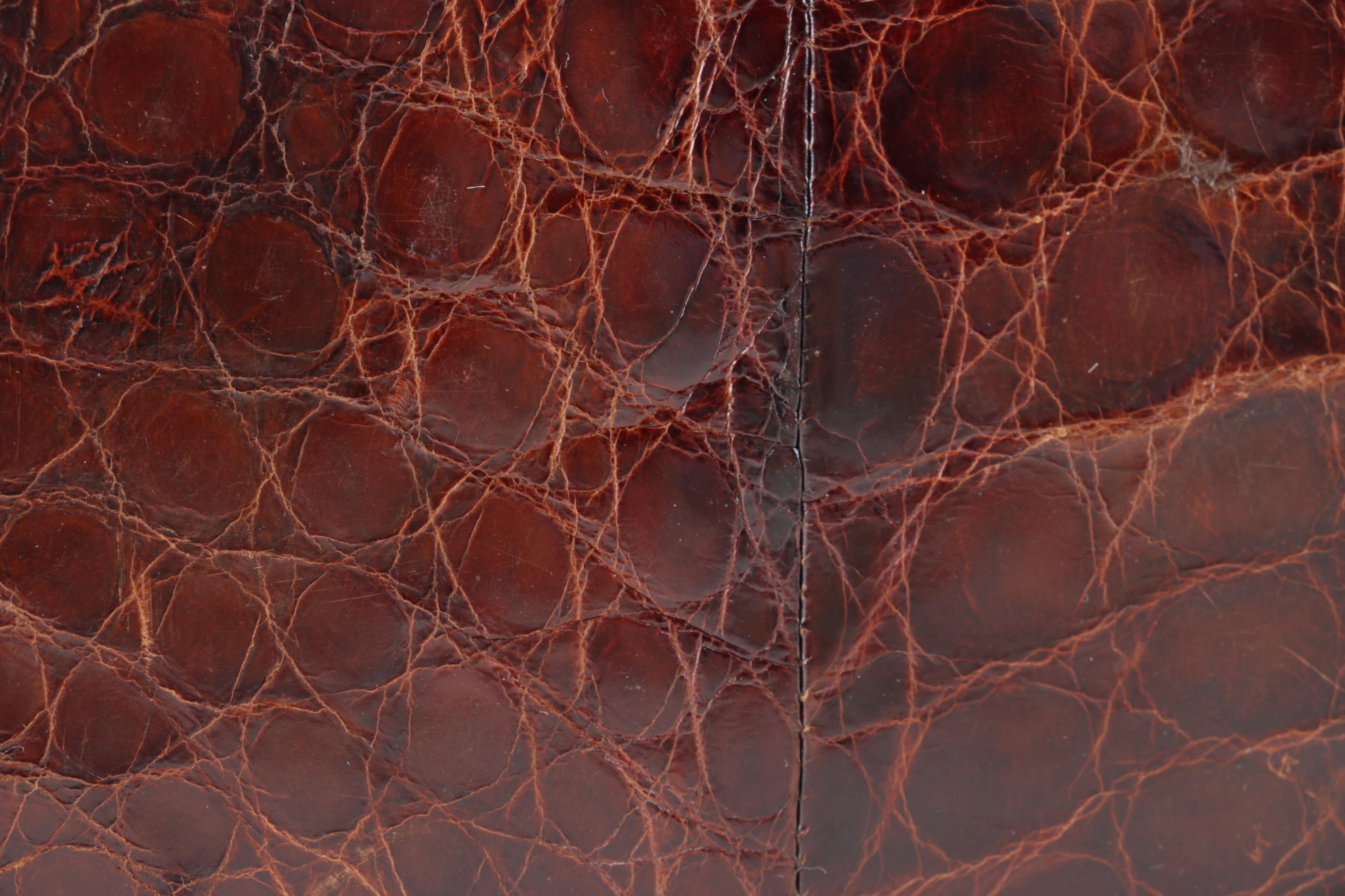 Vintage Alligator Leather Clutch Bags