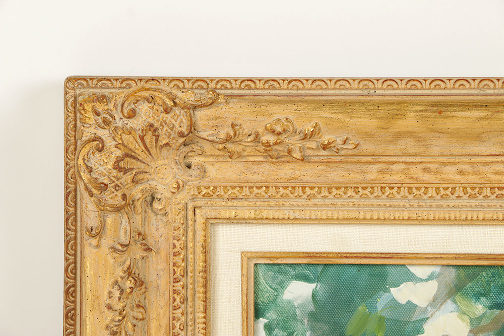 William Benecke Oil Painting on Canvas "Sunny Afternoon, Merida"