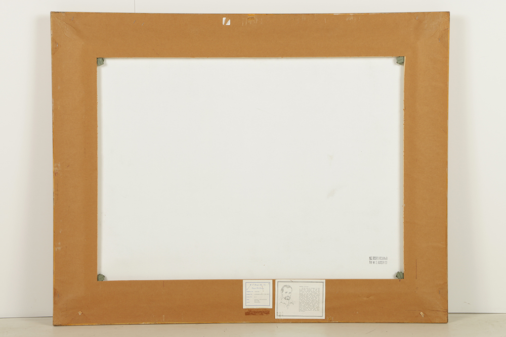 William Benecke Oil Painting on Canvas "Sunny Afternoon, Merida"