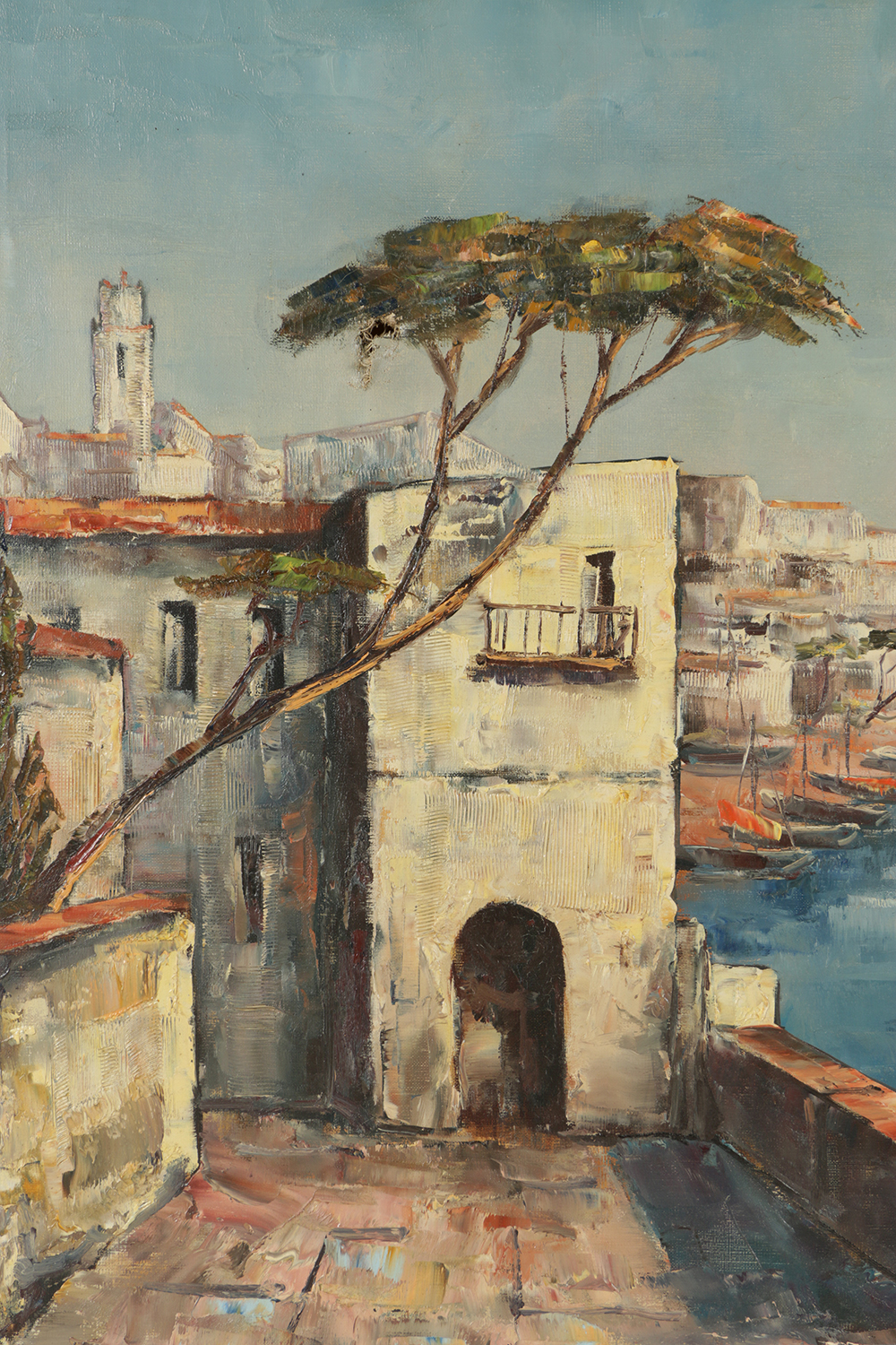 Friedrich Karl Thauer Oil Painting on Canvas Coastal Scene