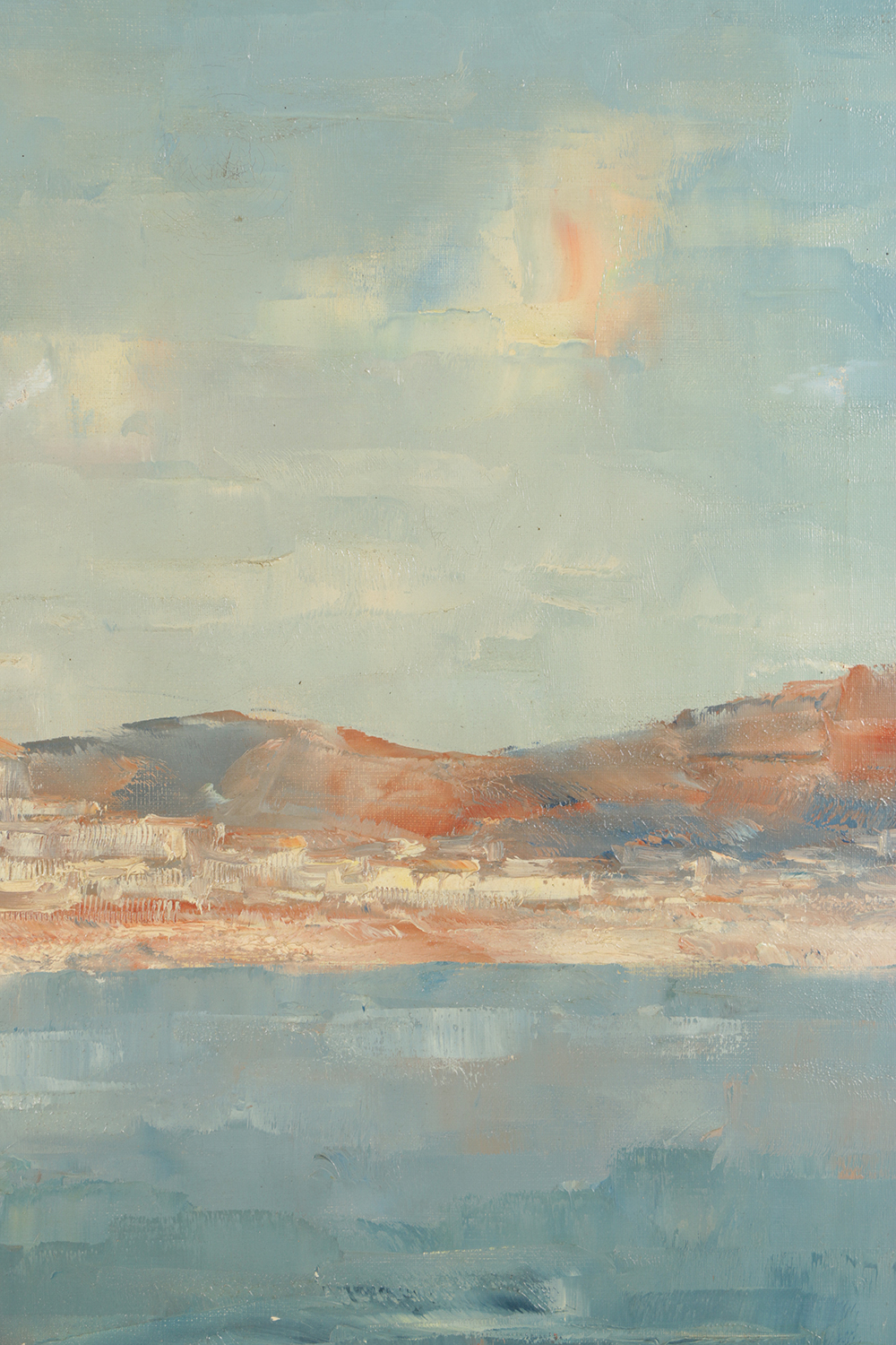 Friedrich Karl Thauer Oil Painting on Canvas Coastal Scene