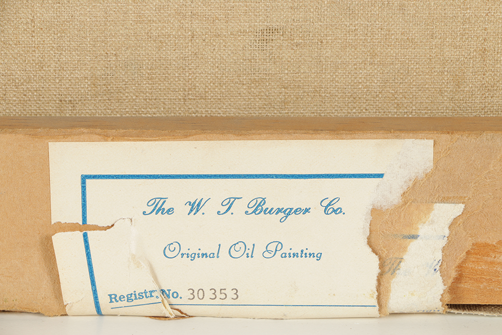 Friedrich Karl Thauer Oil Painting on Canvas Coastal Scene