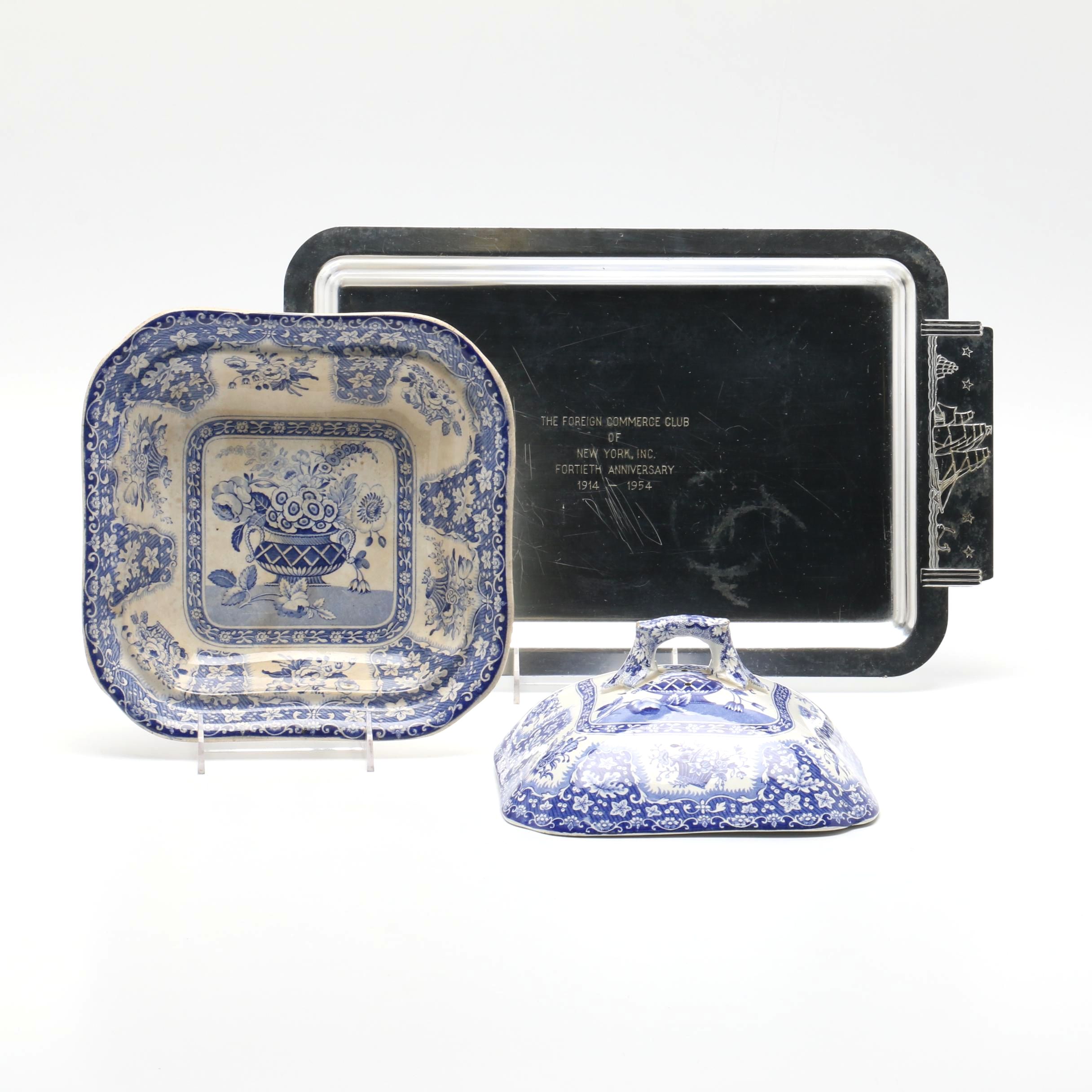 Spode Transferware and Kensington Tray