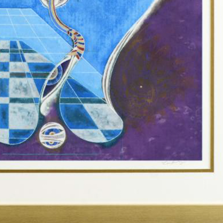 Lu Hong Signed and Framed Limited Edition Giclee "Leo (7/22-8/22)"