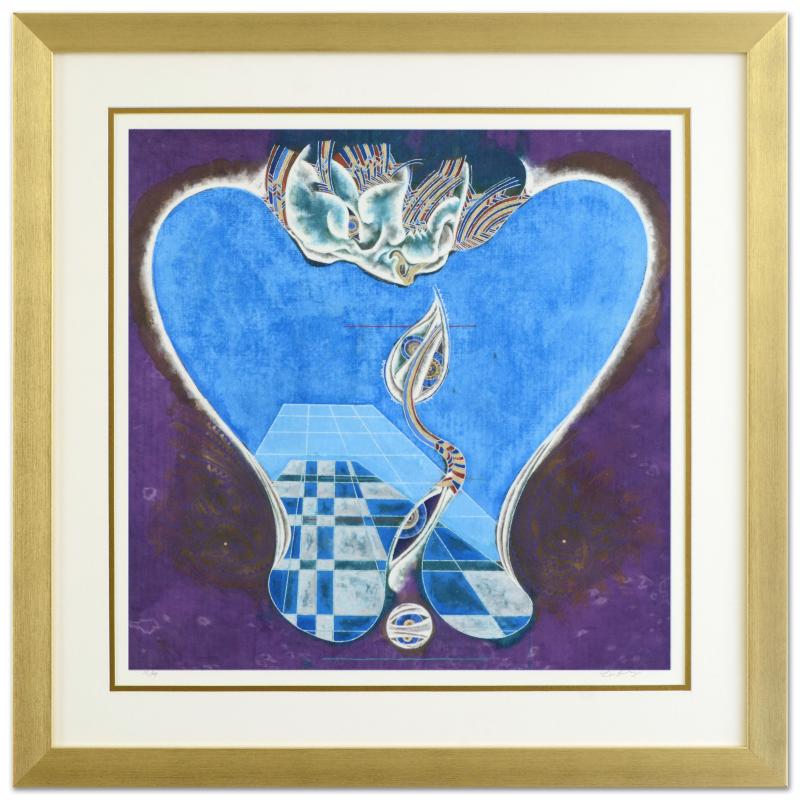 Lu Hong Signed and Framed Limited Edition Giclee "Leo (7/22-8/22)"