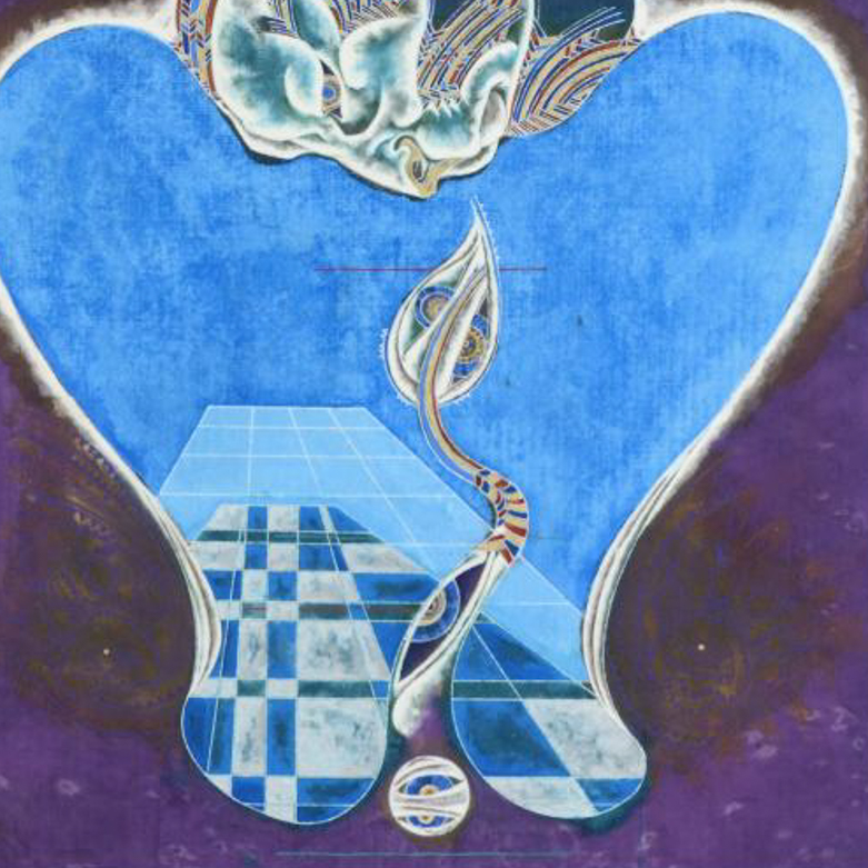 Lu Hong Signed and Framed Limited Edition Giclee "Leo (7/22-8/22)"