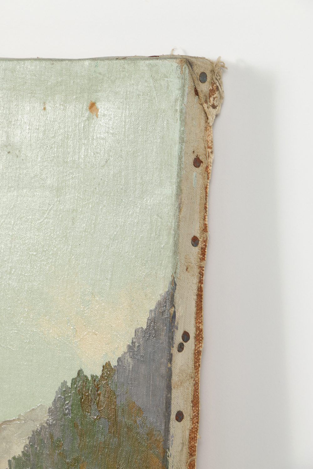 Oswald Arndt Oil Painting on Canvas Mountainous Landscape