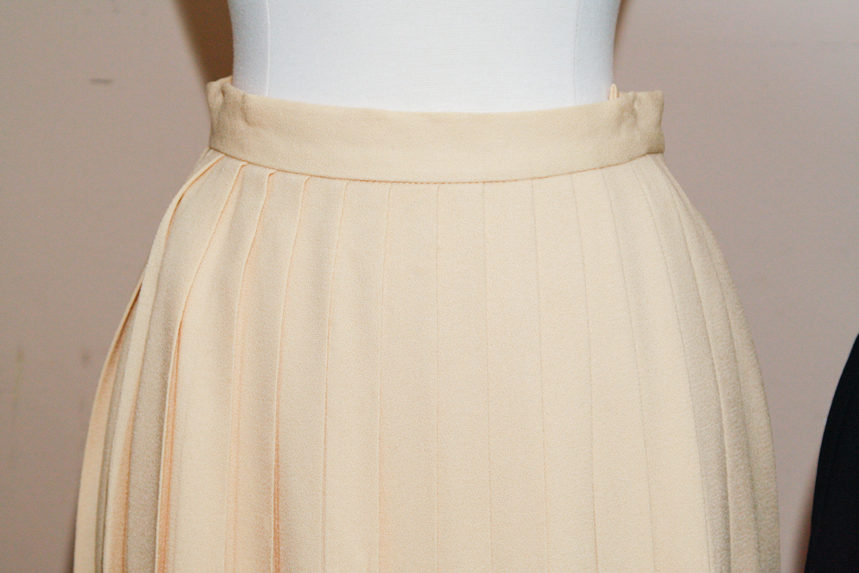 Pair of Women's Pleated Wool Skirts