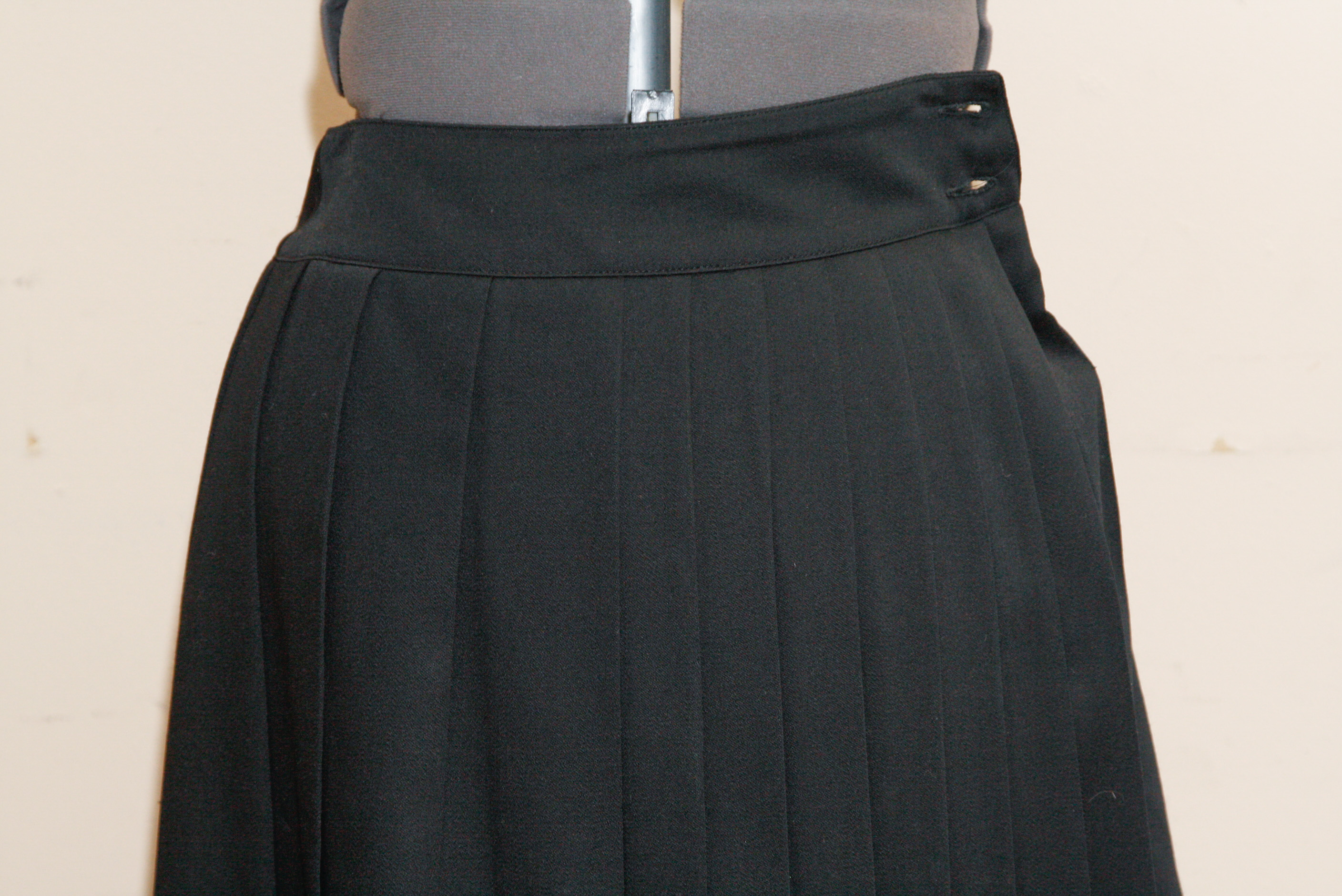 Pair of Women's Pleated Wool Skirts