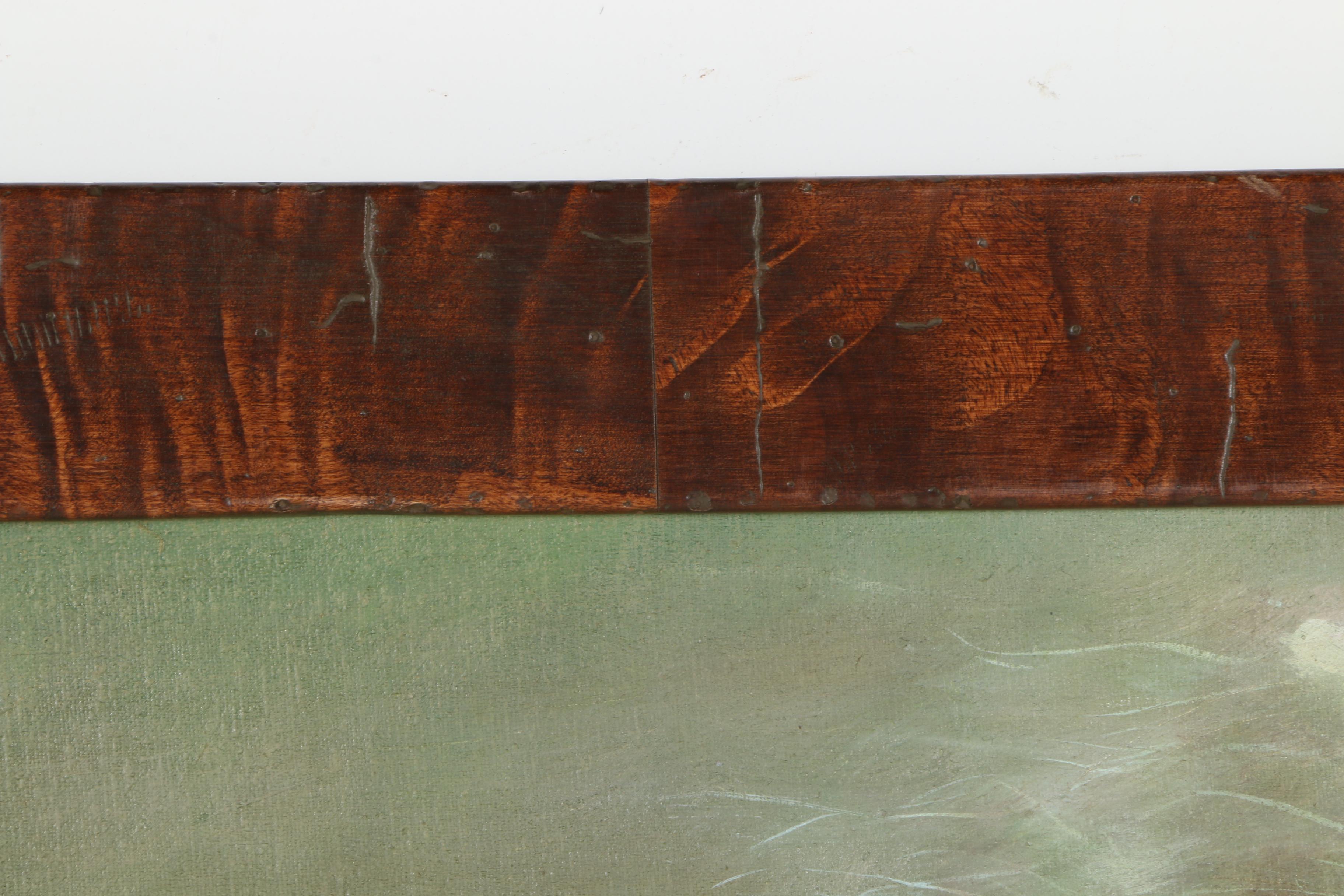 Large Oil on Canvas "White Stallion"