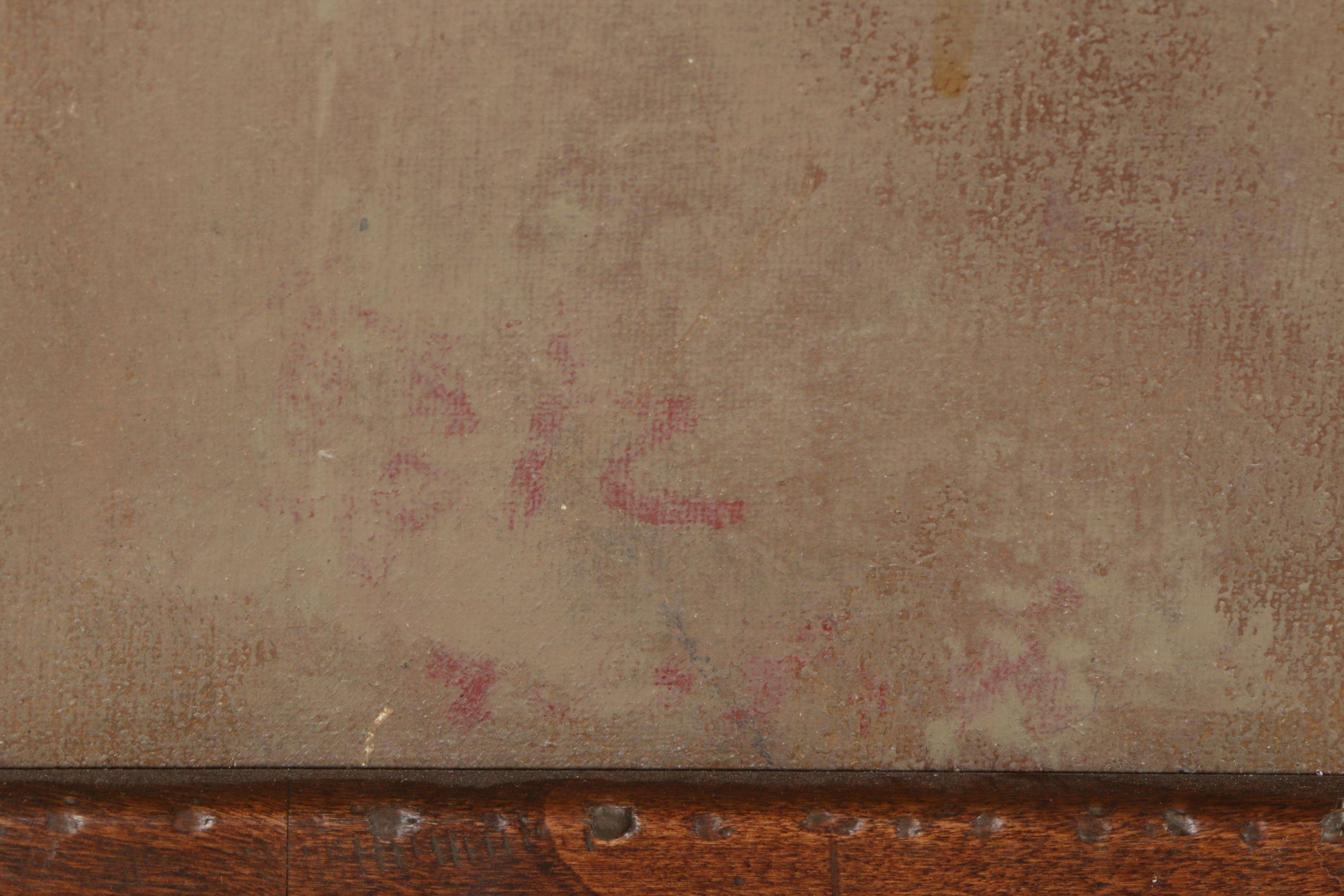 Large Oil on Canvas "White Stallion"