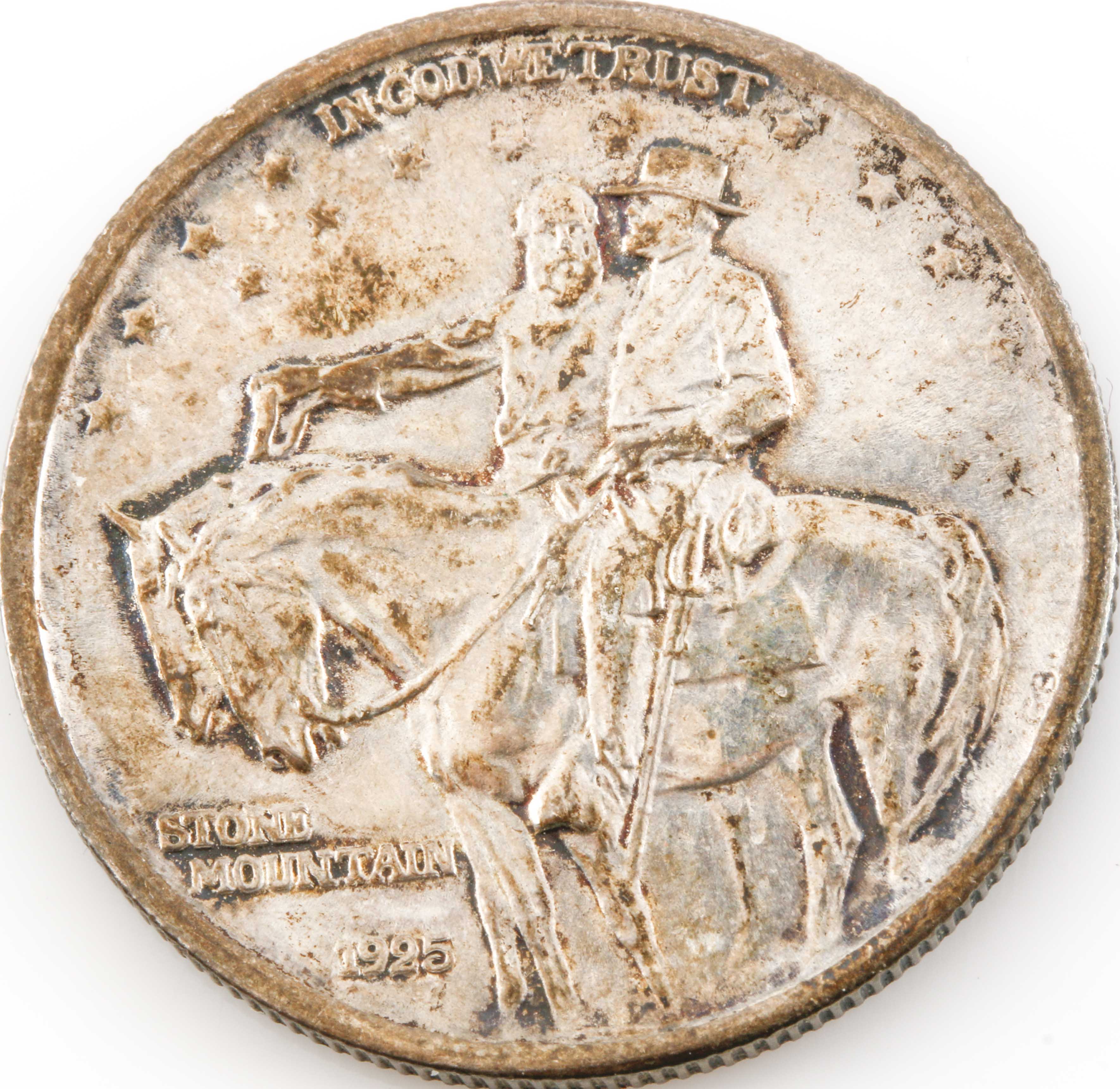 1925 Stone Mountain Commemorative Silver Half Dollar