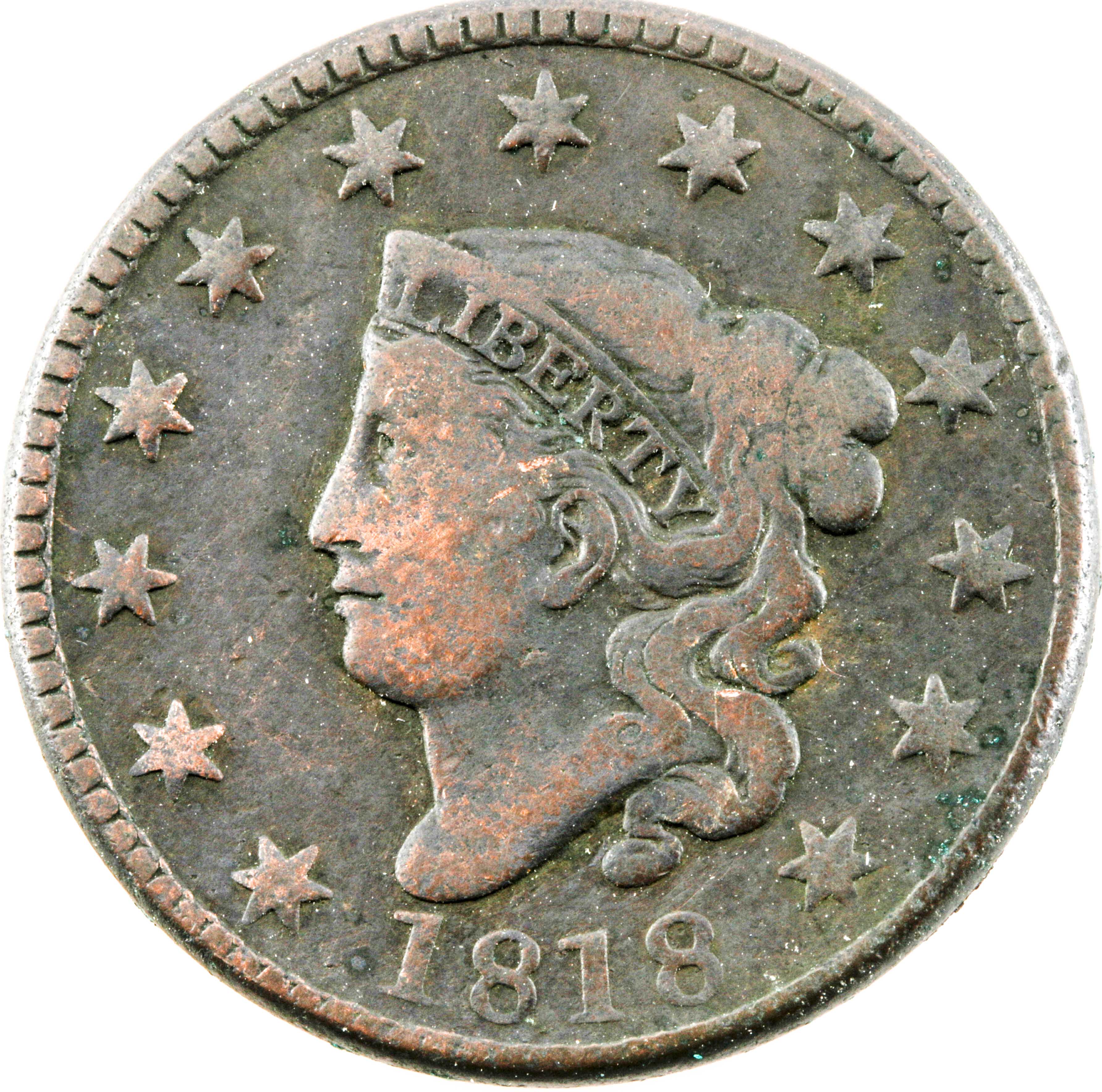 1818 Coronet Head Large Cent