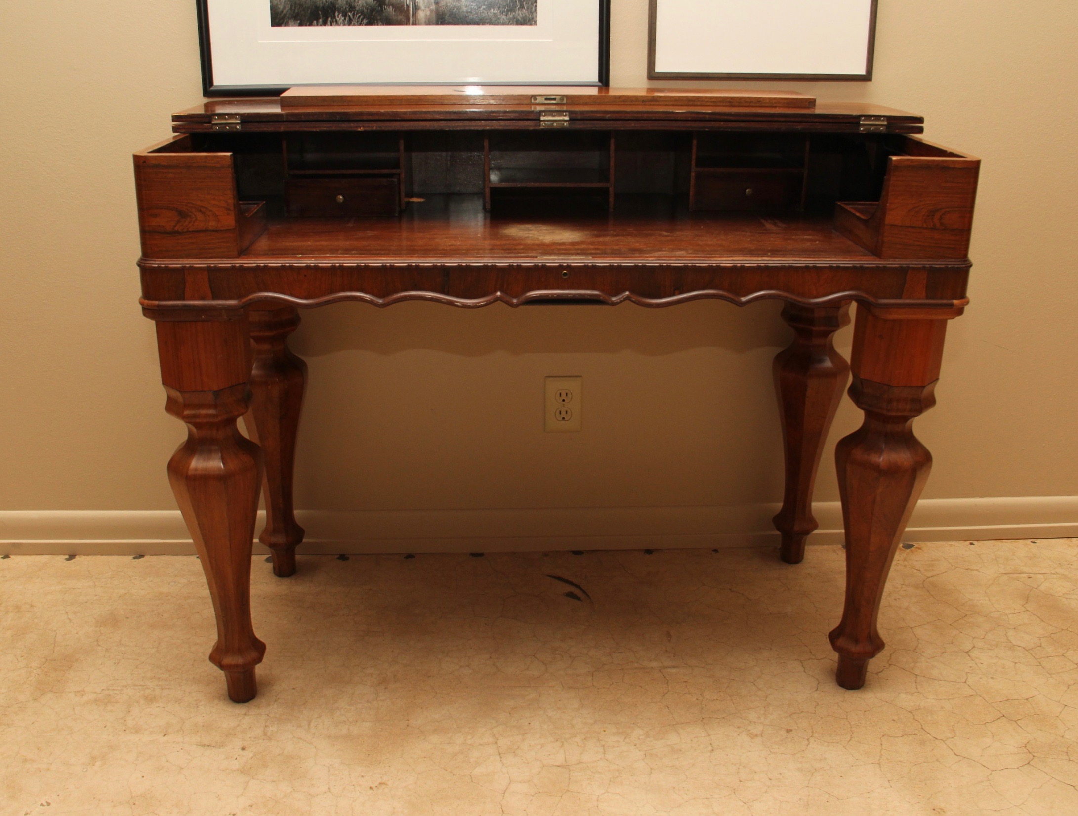 Vintage Spinet Piano Desk