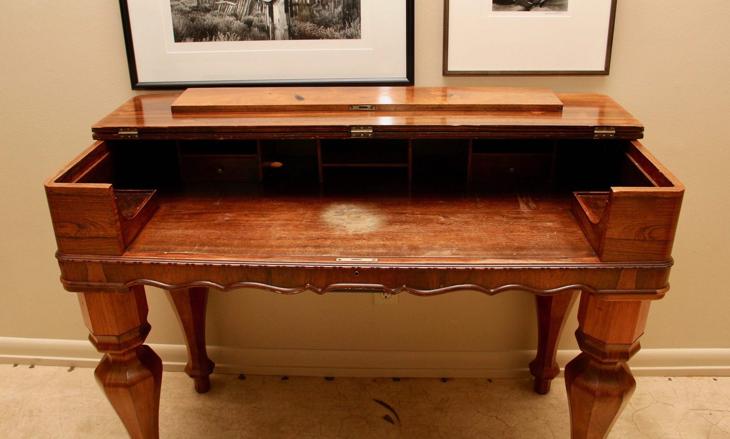 Vintage Spinet Piano Desk