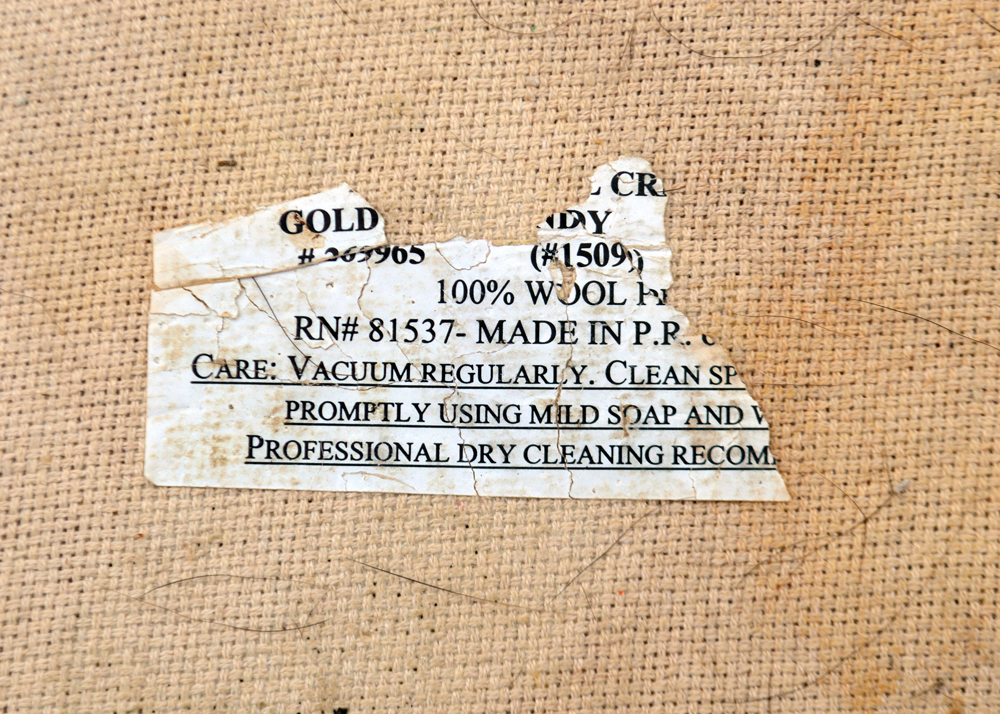 Tufted Carved Floral Wool Area Rug