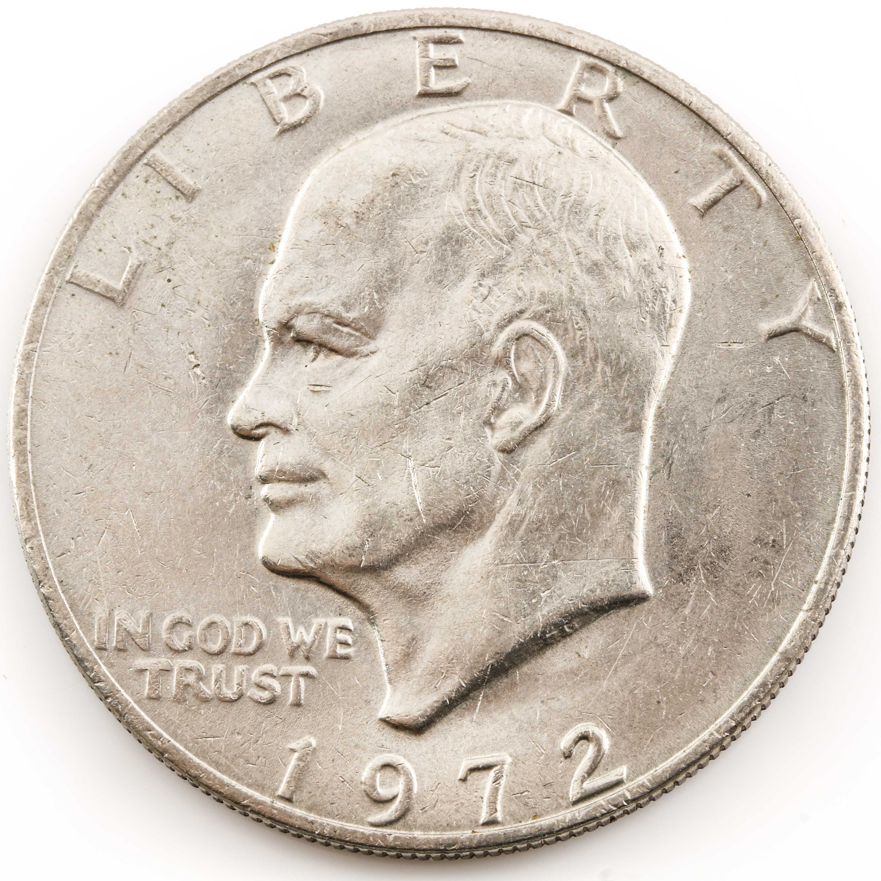 Five Eisenhower Dollars