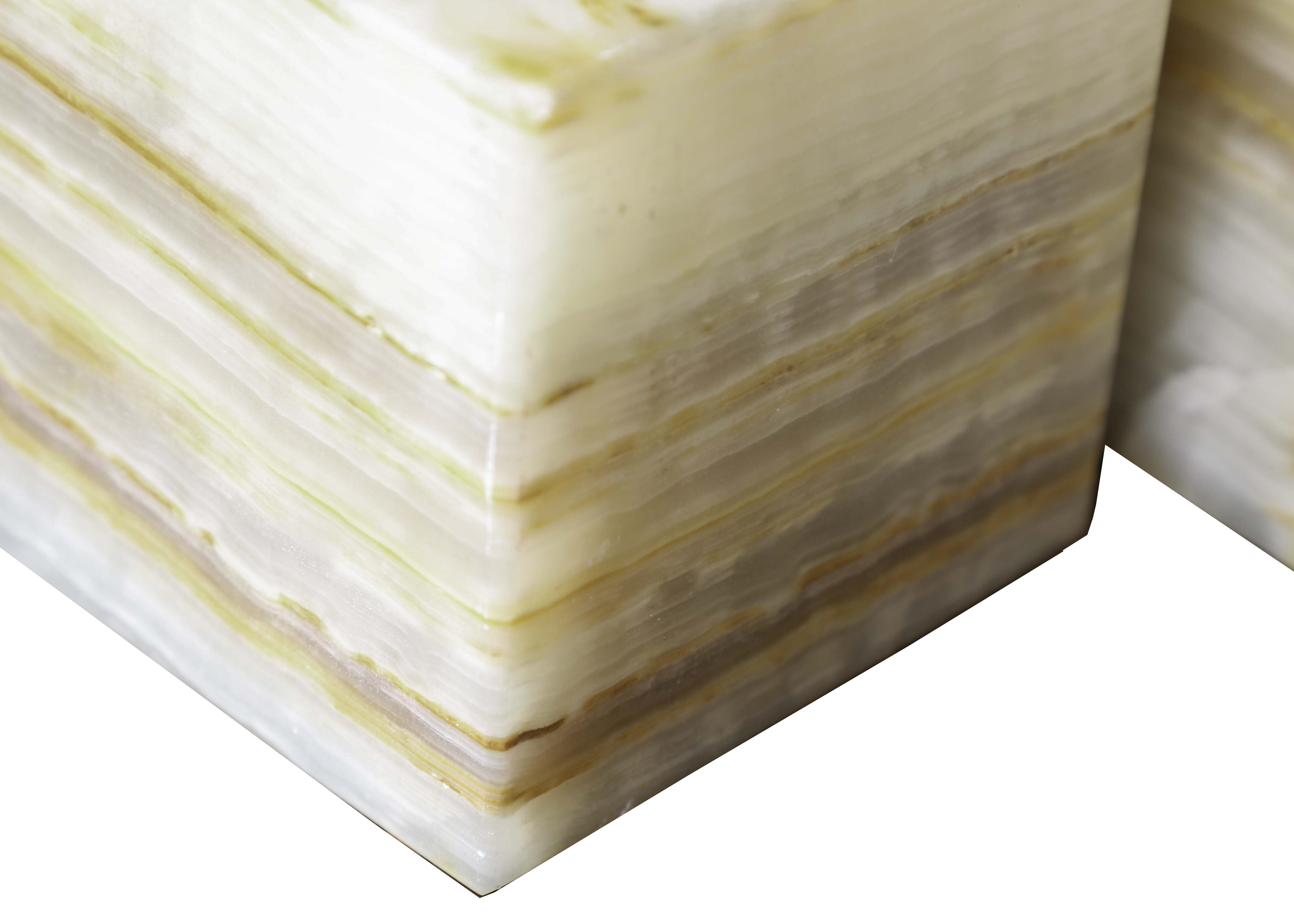 Curtis Jeré Quartz and Bronze Bookends