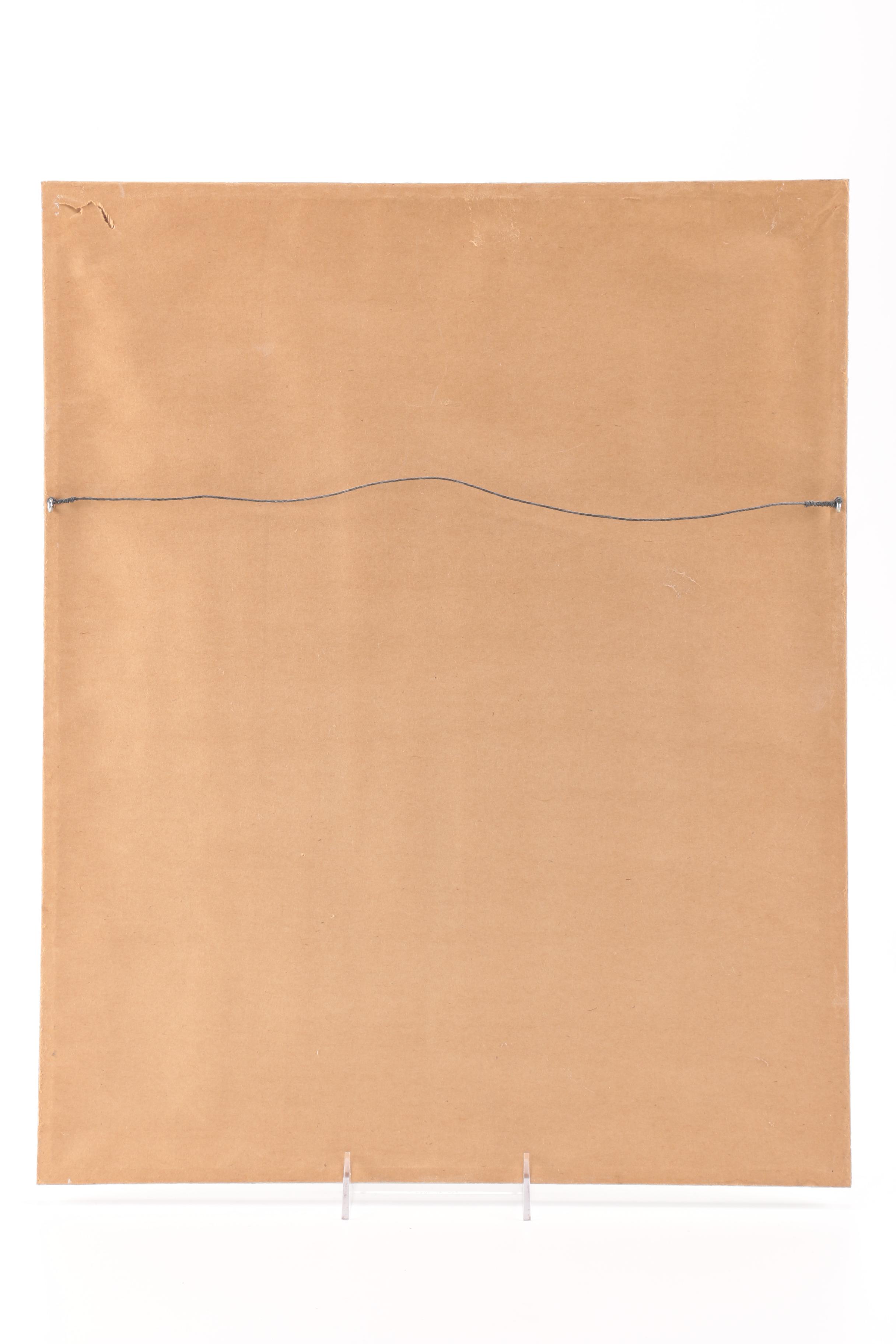 E. E. Mackay Graphite Drawing "Original Kitchen - Wayside Inn, Sudbury"