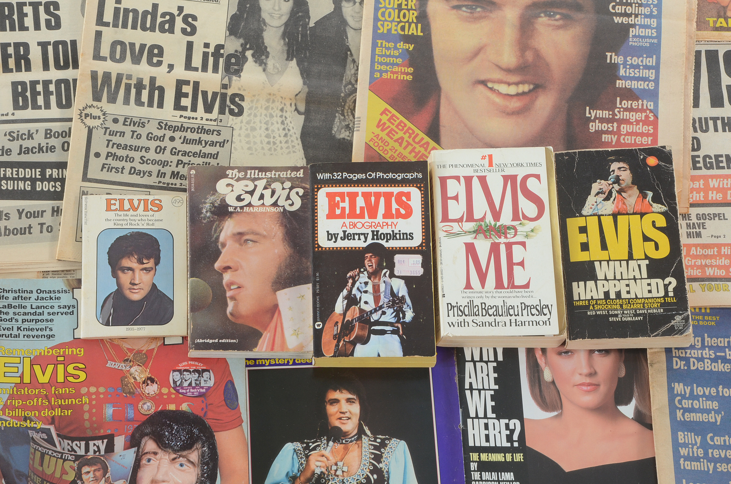 Group of Elvis Presley Collectibles