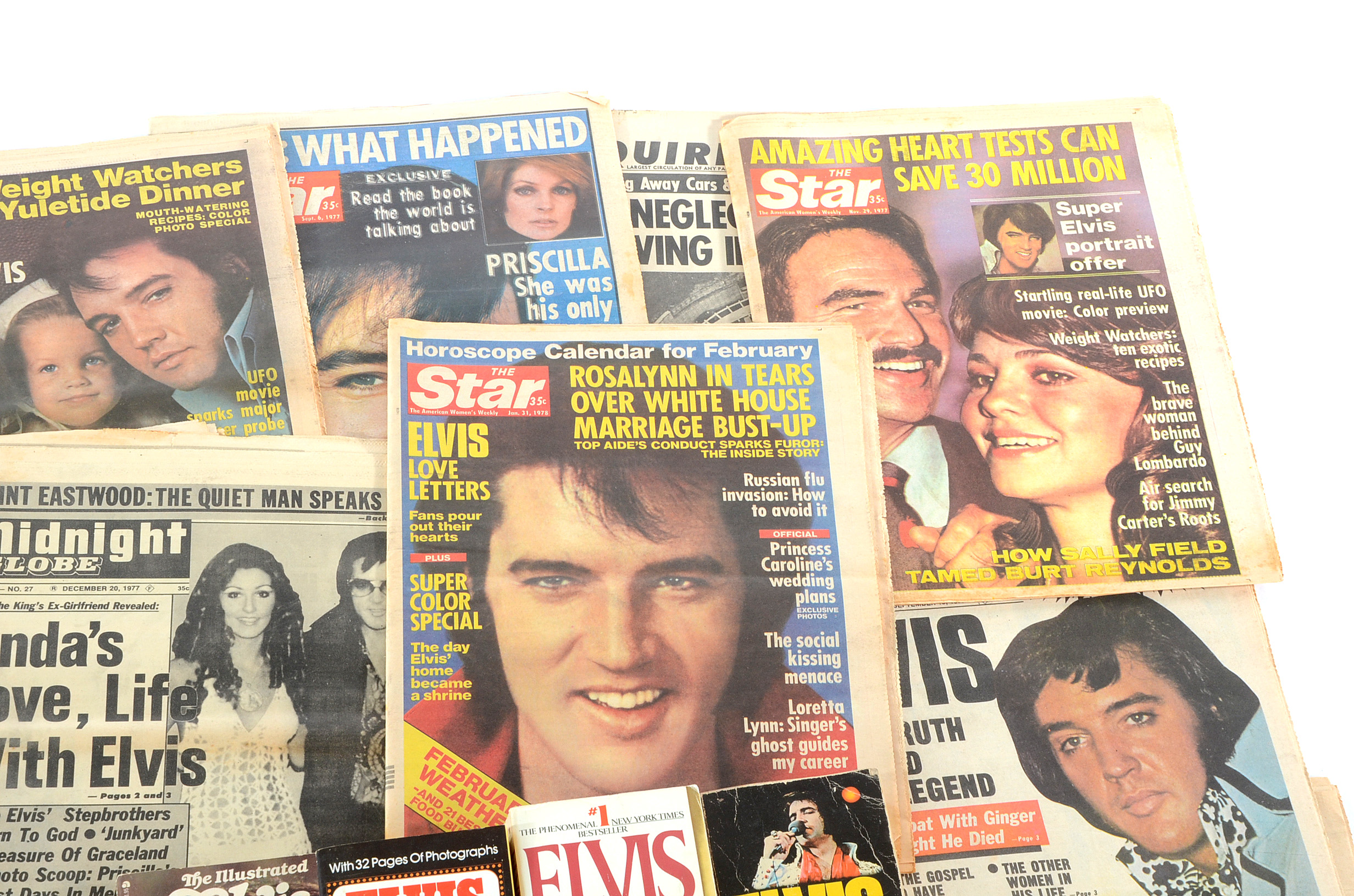 Group of Elvis Presley Collectibles