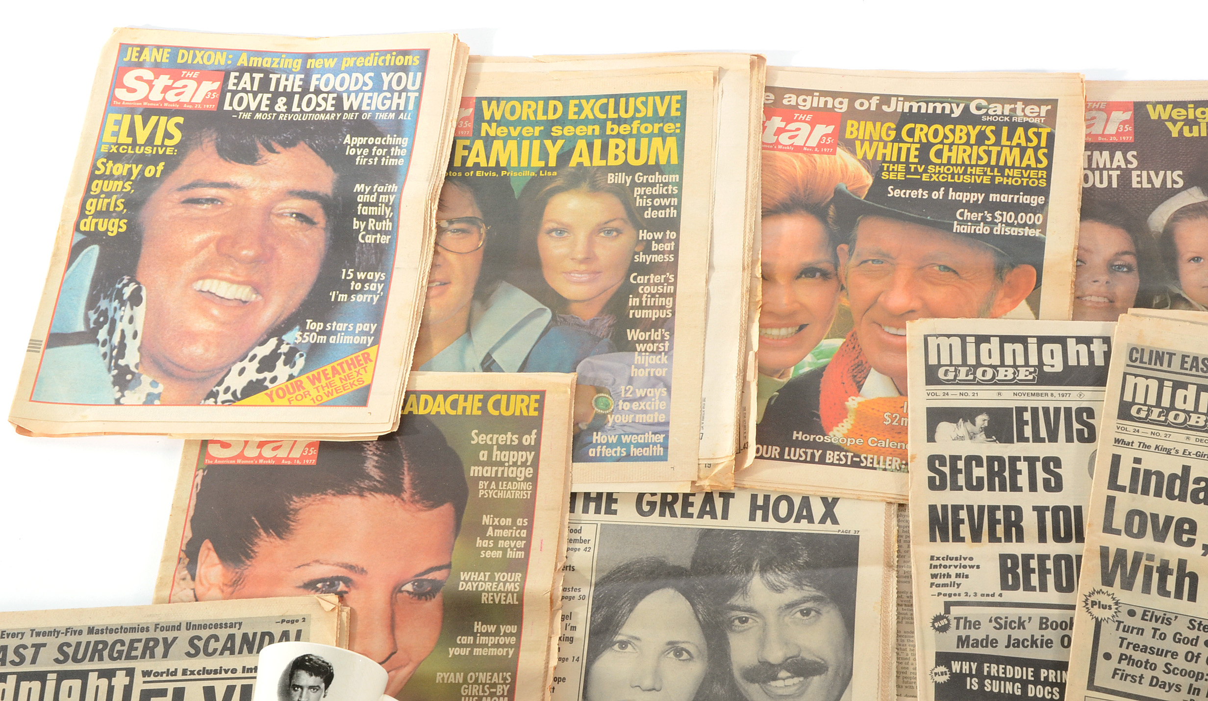 Group of Elvis Presley Collectibles