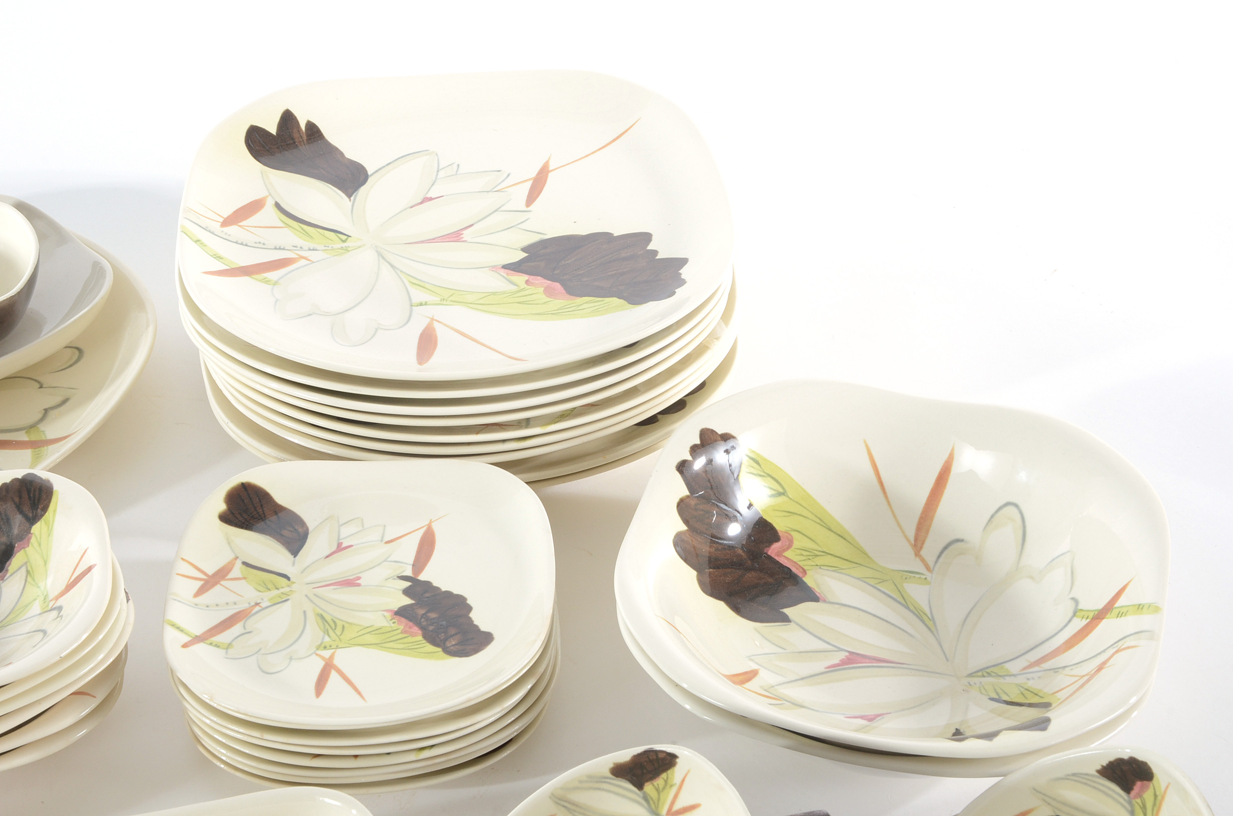 Group of Redwing "Lotus" China Dinnerware