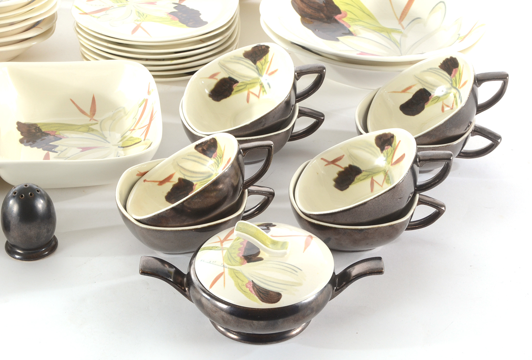 Group of Redwing "Lotus" China Dinnerware