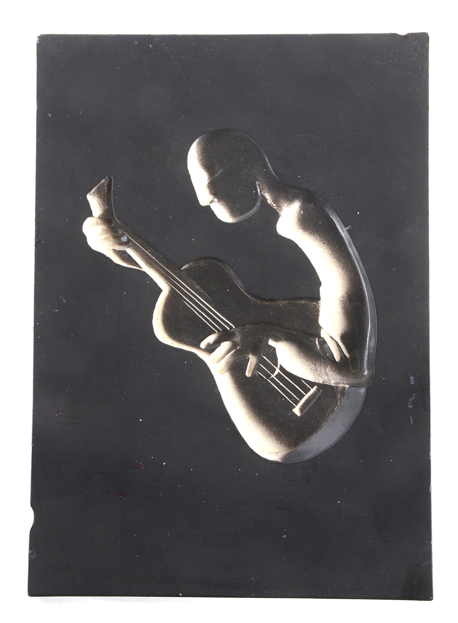 Musician Motif Plaster Wall Art