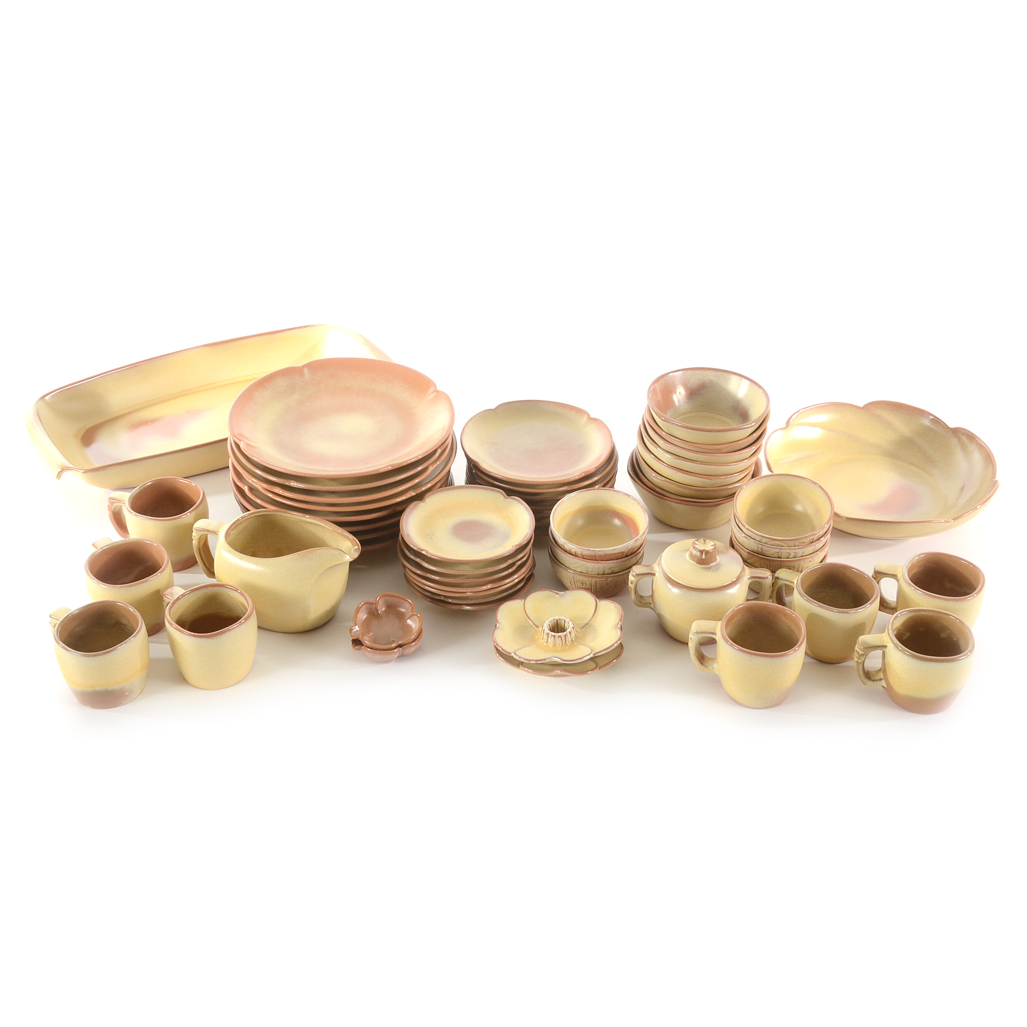 Set of Frankoma "Plainsman" Pottery