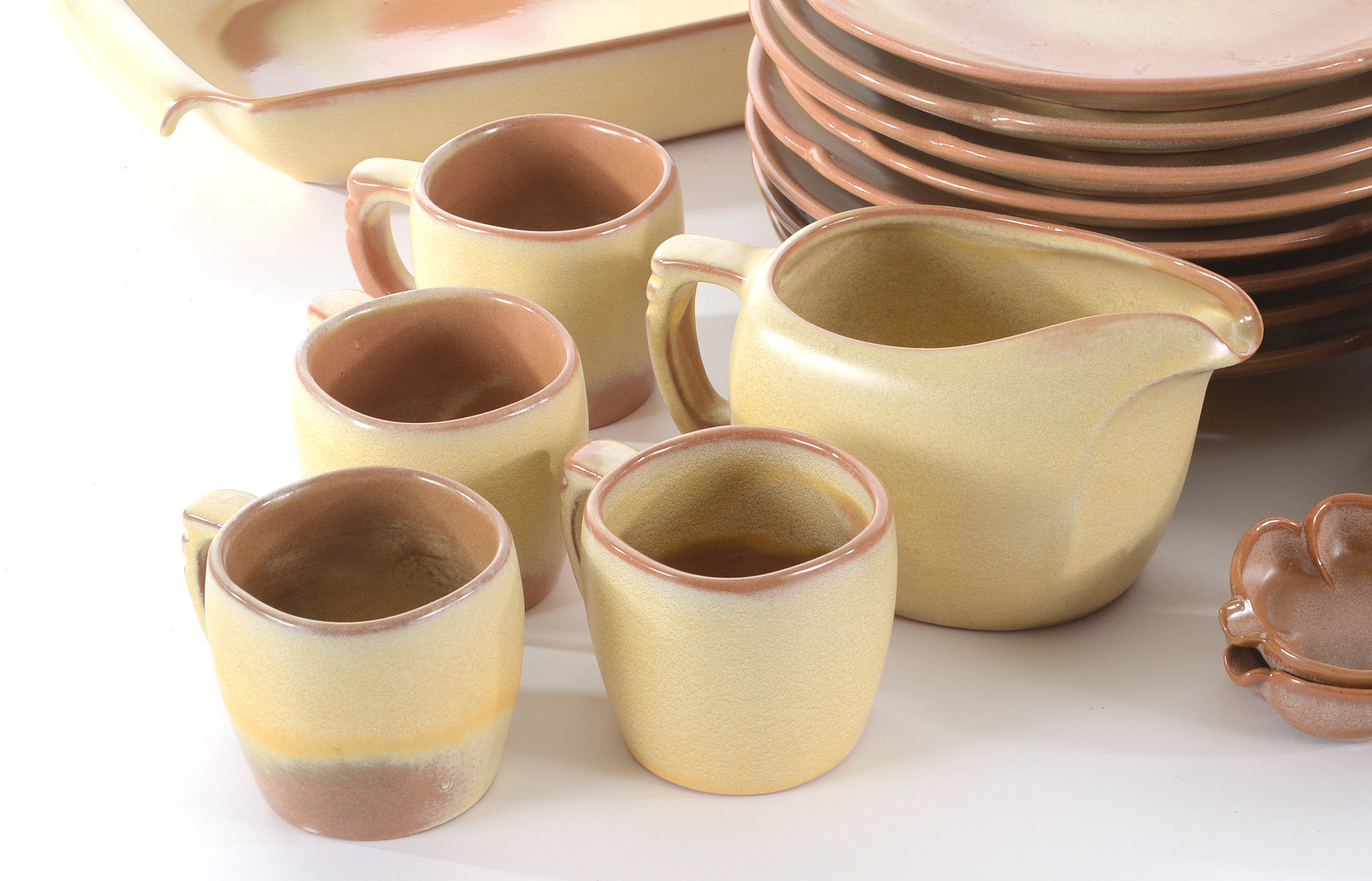 Set of Frankoma "Plainsman" Pottery