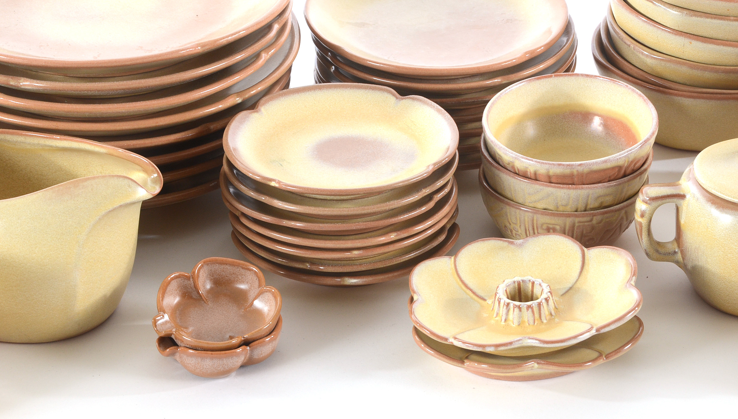 Set of Frankoma "Plainsman" Pottery