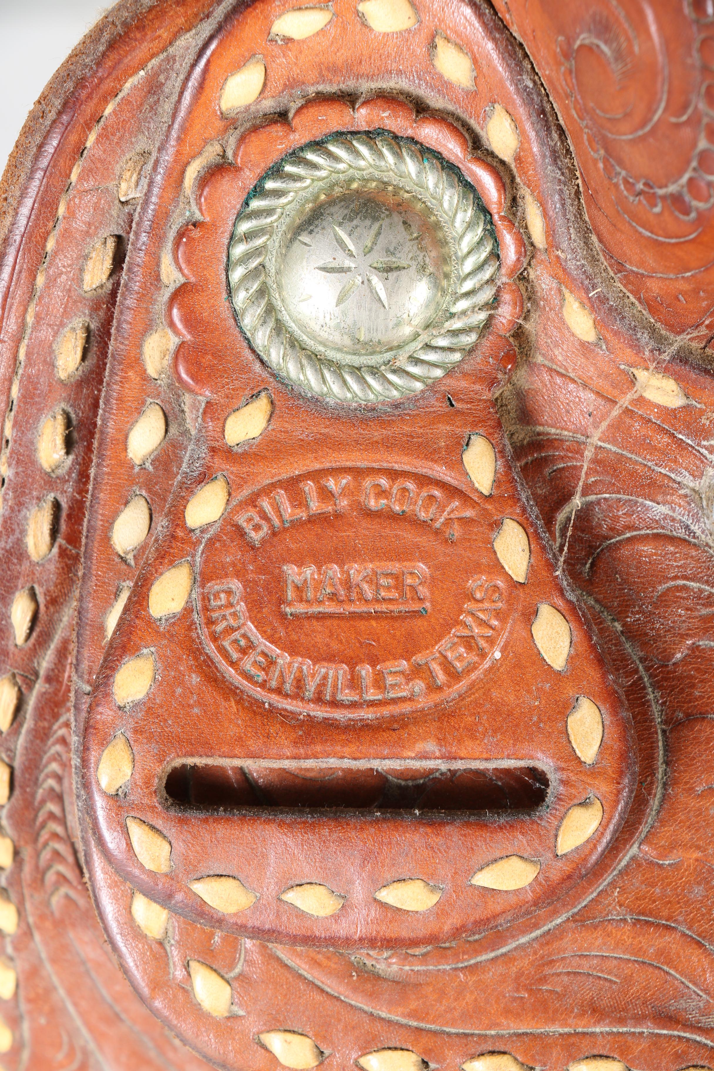 Billy Cook Leather Saddle and Accessories
