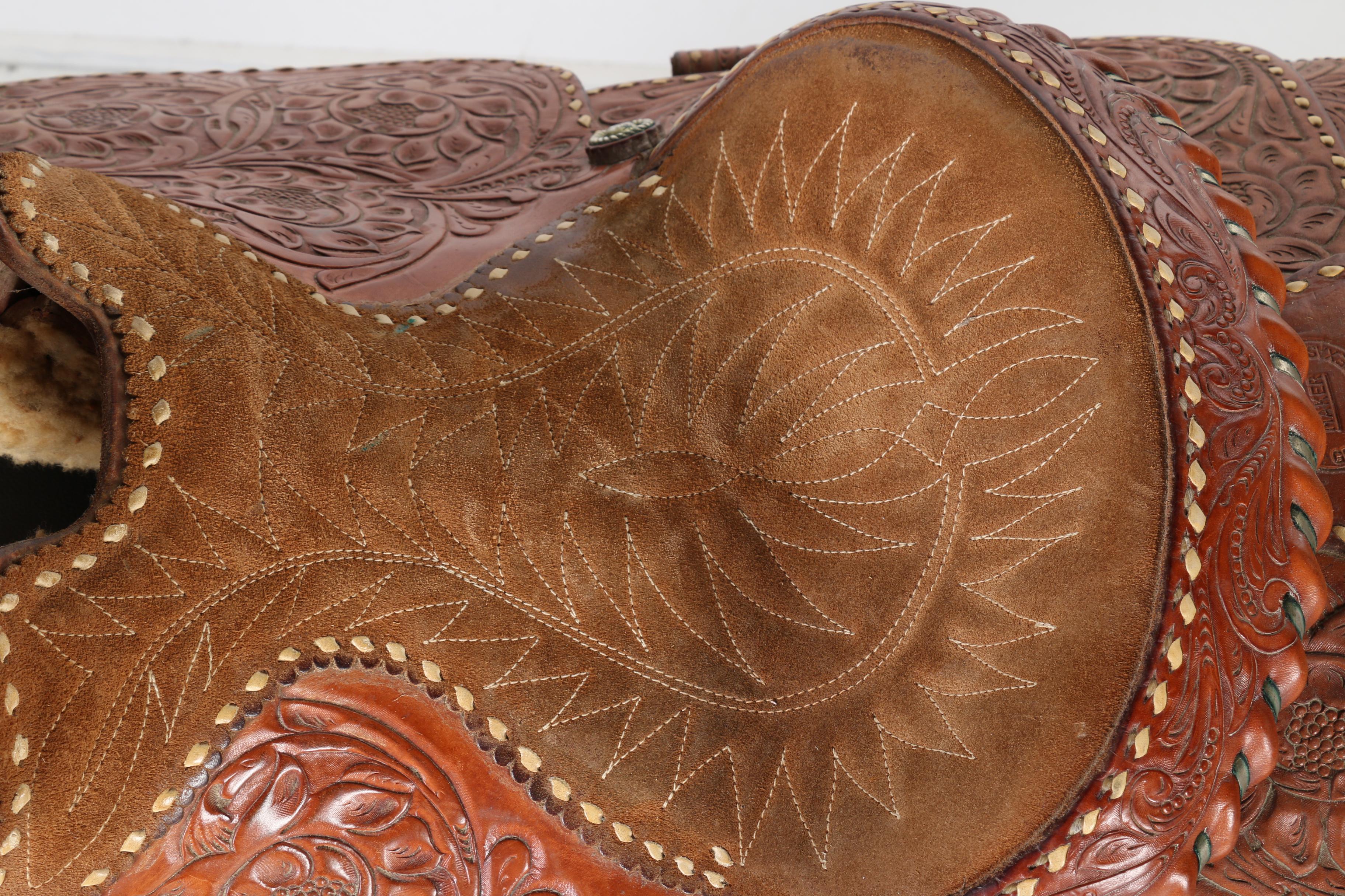 Billy Cook Leather Saddle and Accessories
