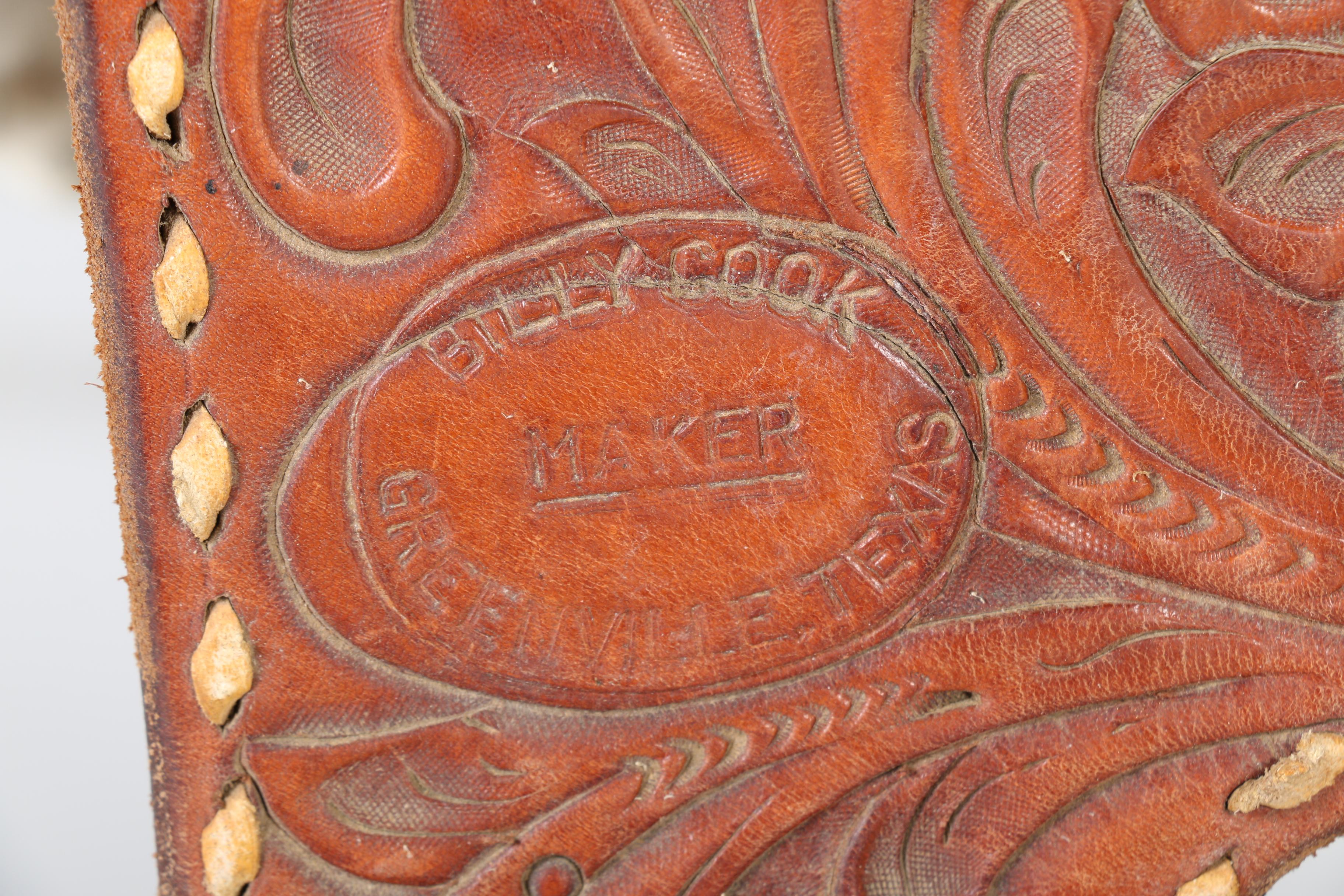 Billy Cook Leather Saddle and Accessories