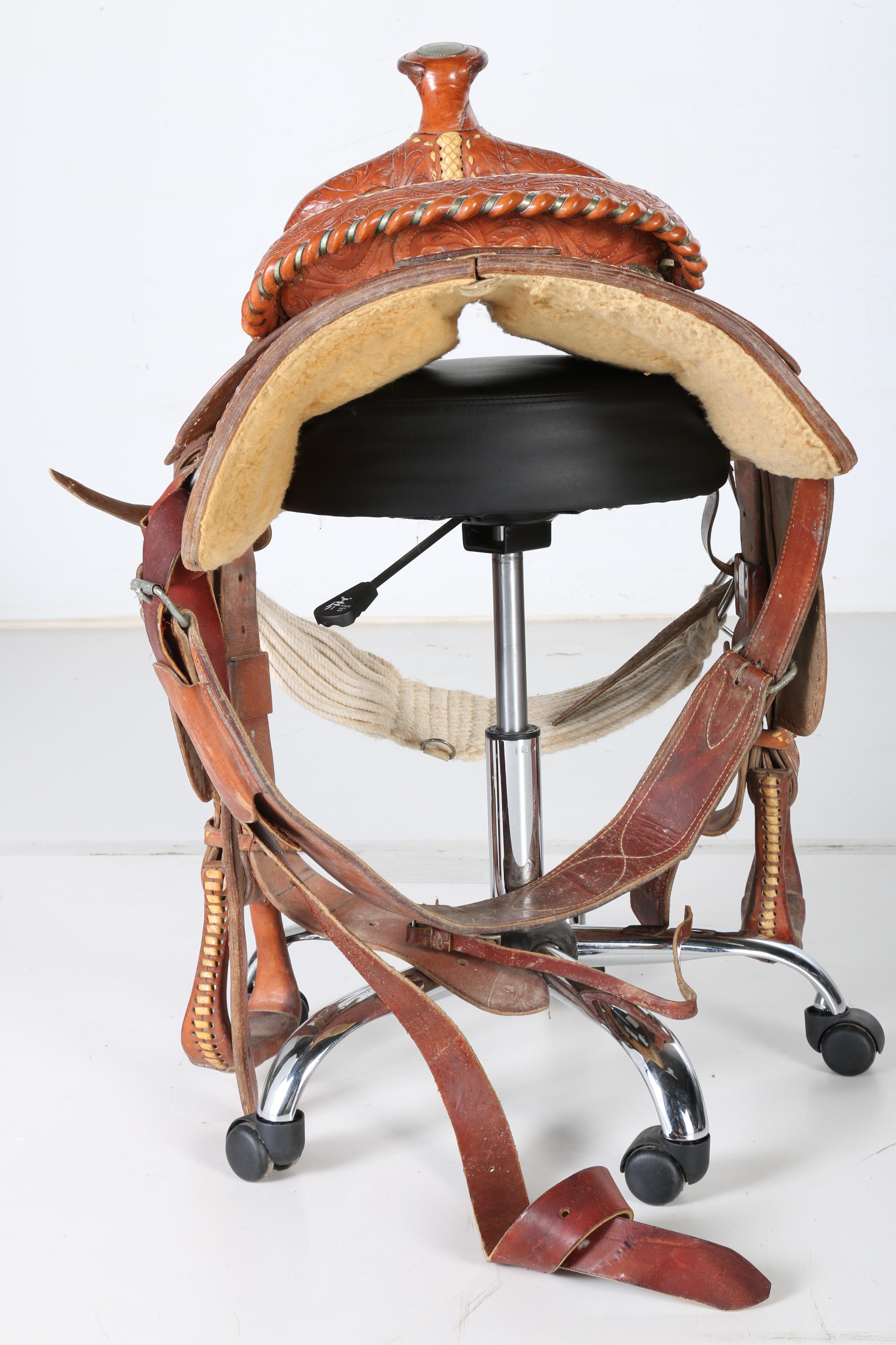 Billy Cook Leather Saddle and Accessories