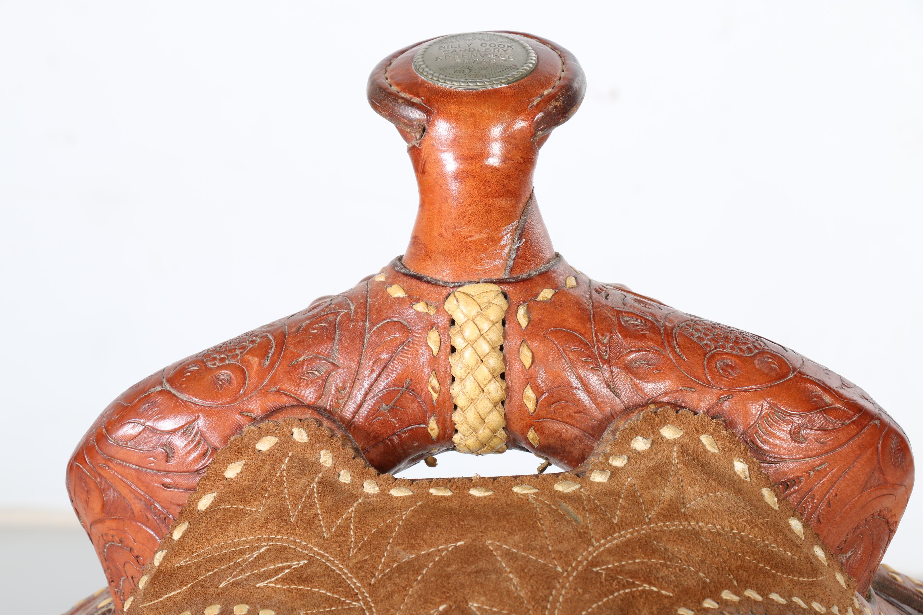 Billy Cook Leather Saddle and Accessories