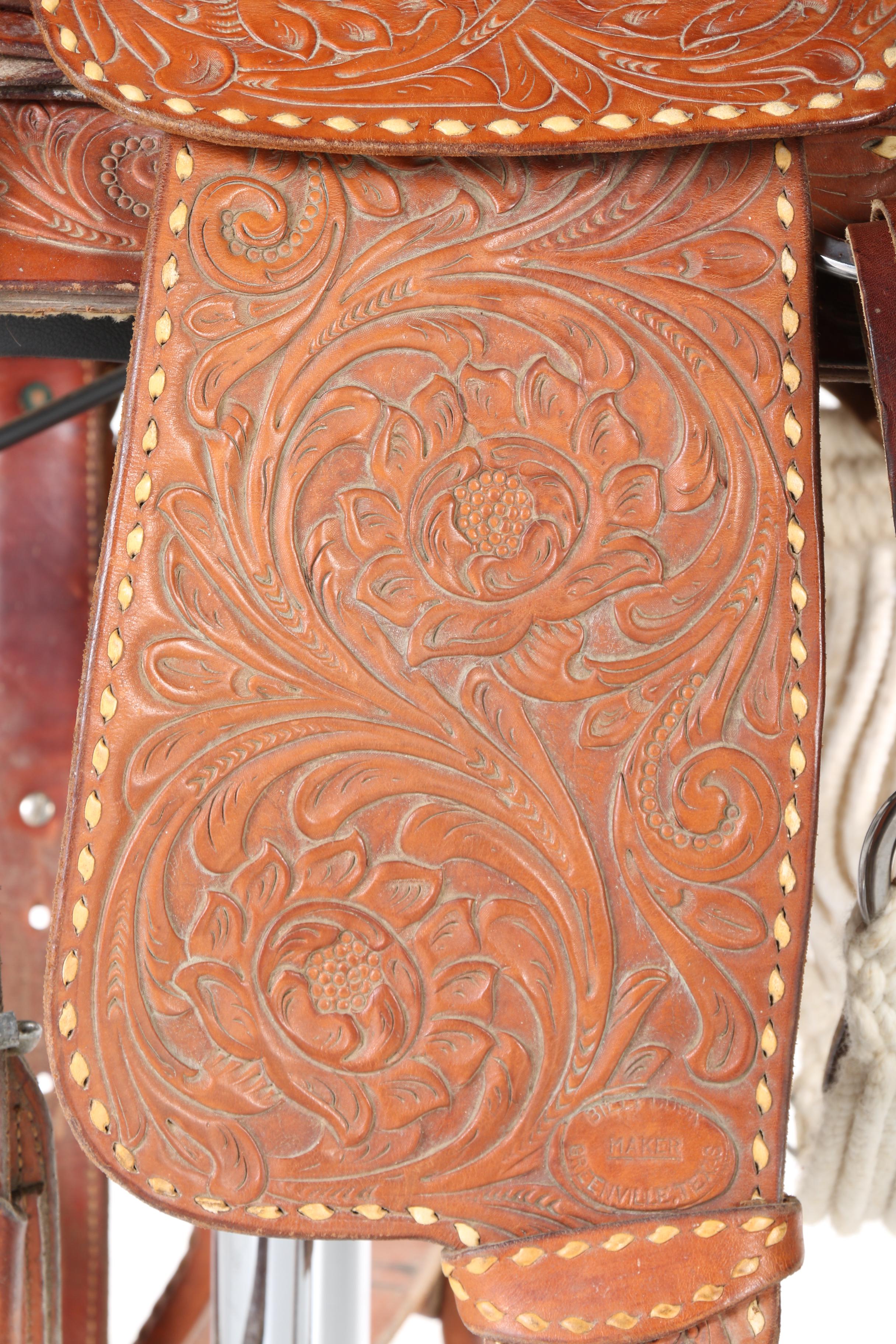 Billy Cook Leather Saddle and Accessories