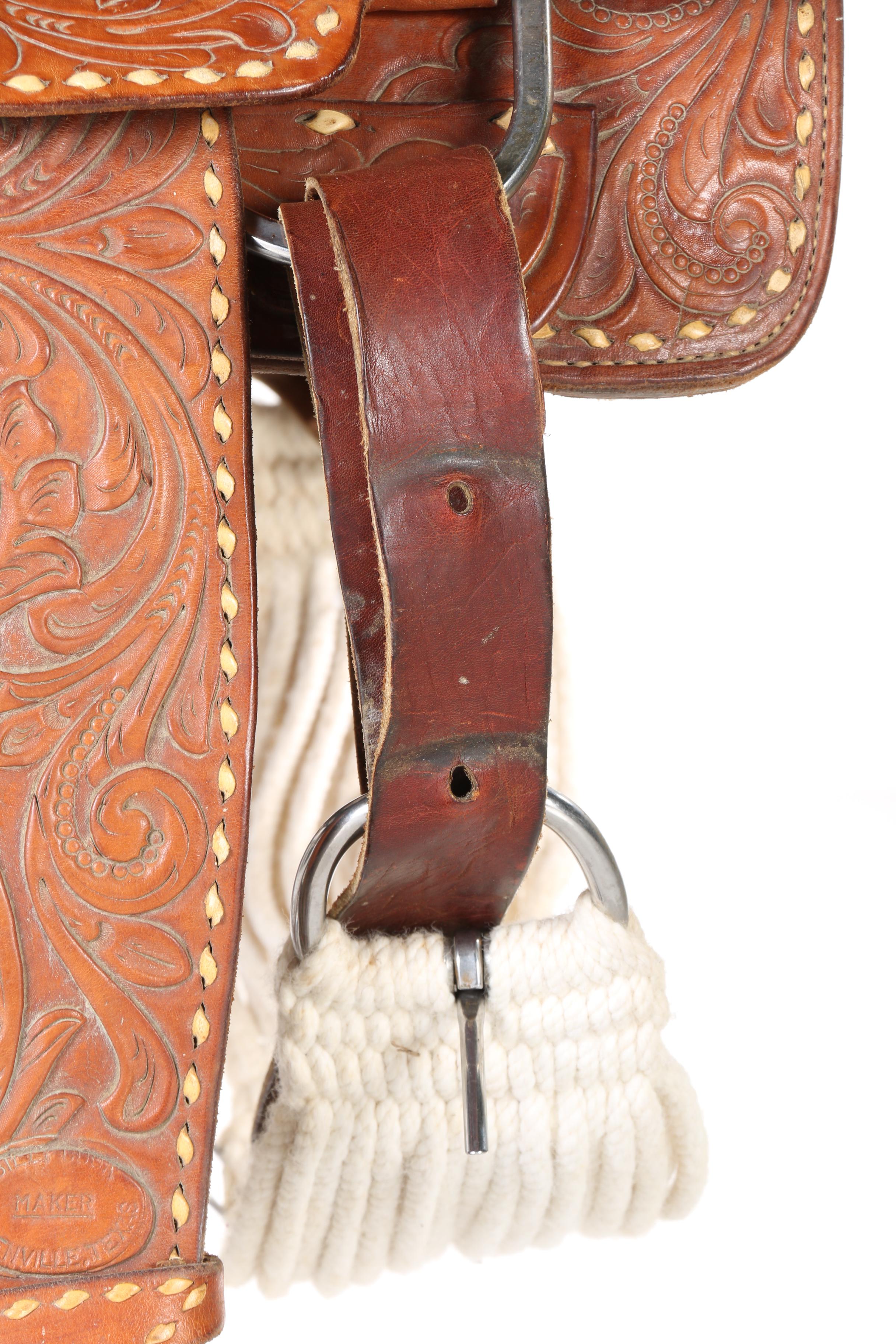 Billy Cook Leather Saddle and Accessories