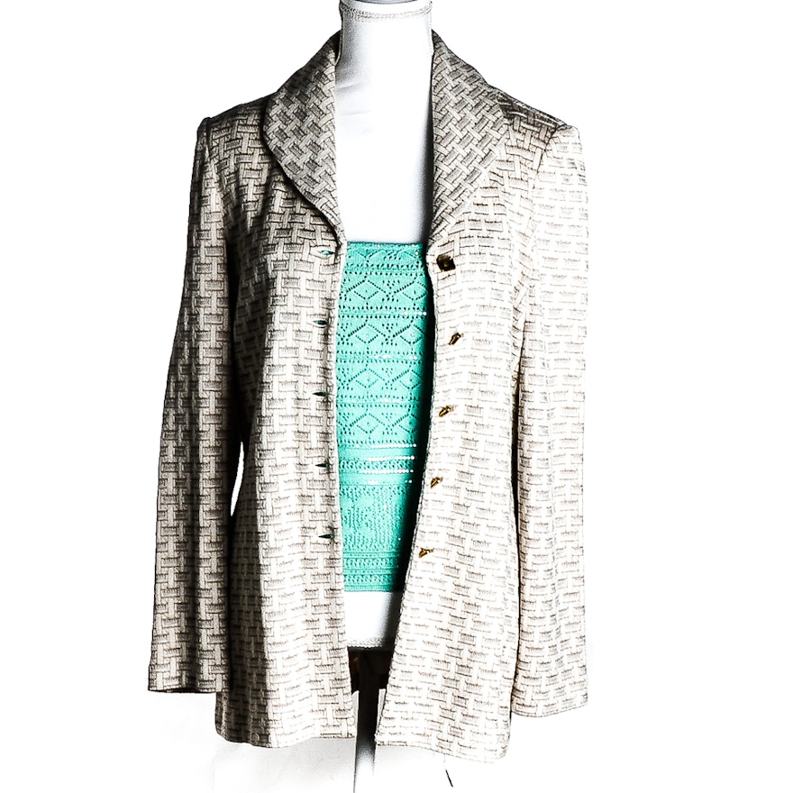 St. John by Marie Gray Top and Jacket