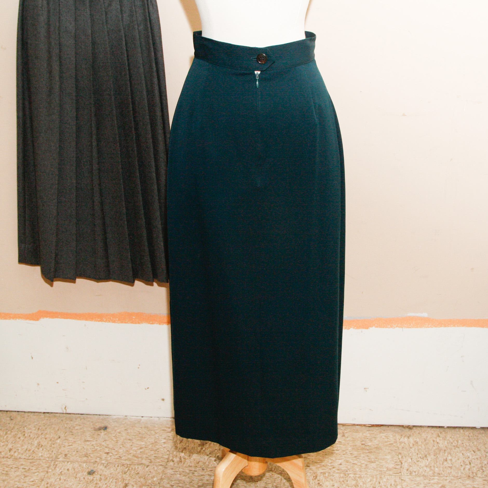 Group of  Mid-Length Wool Skirts Including Perry Ellis