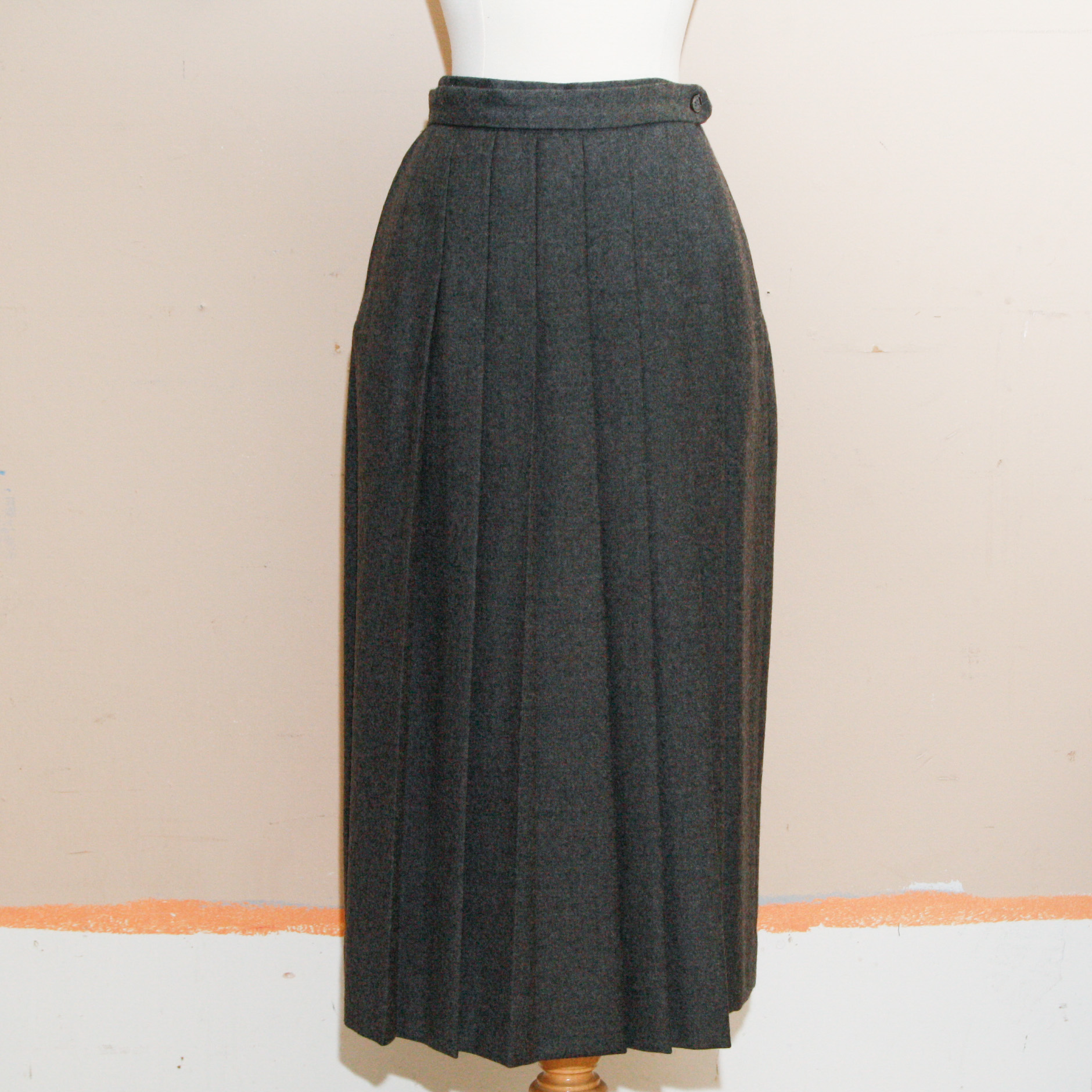 Group of  Mid-Length Wool Skirts Including Perry Ellis