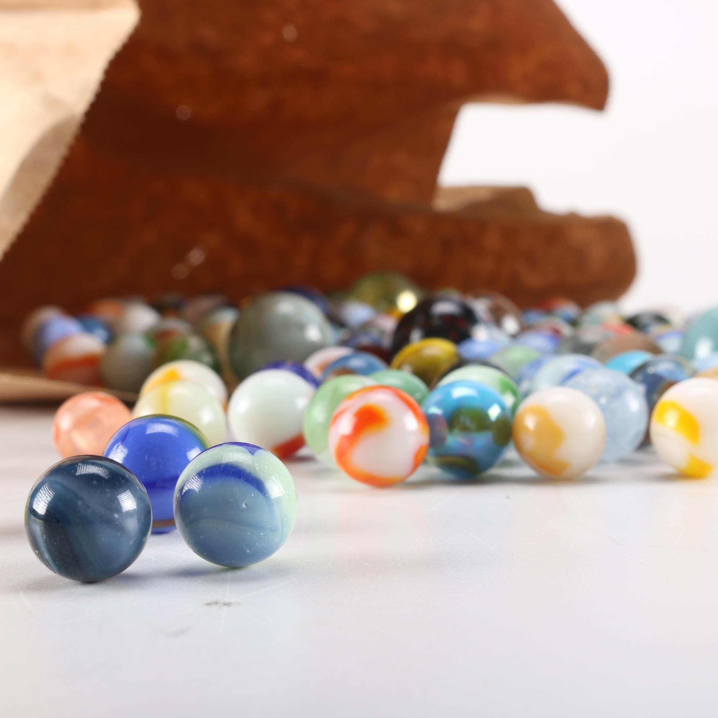 Colored Glass Marbles