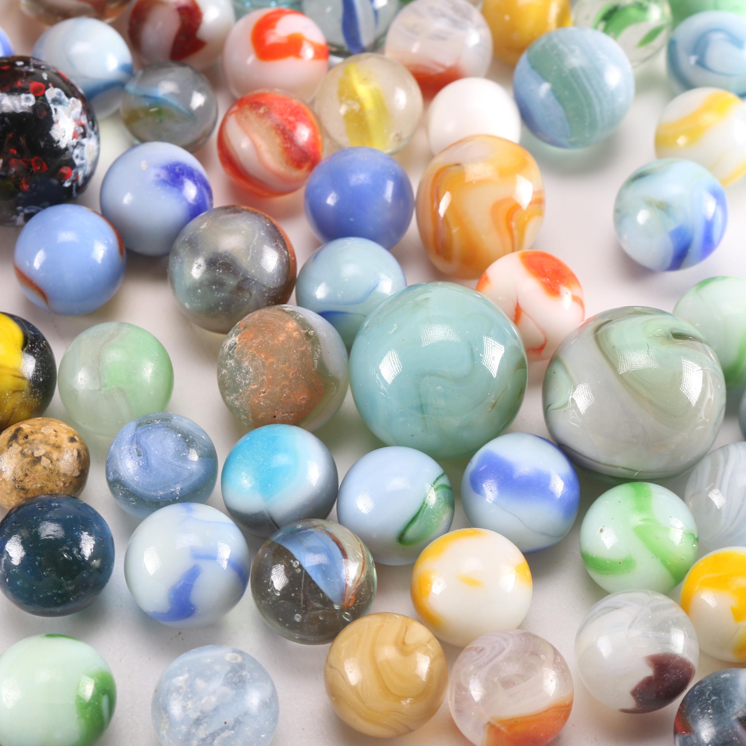 Colored Glass Marbles