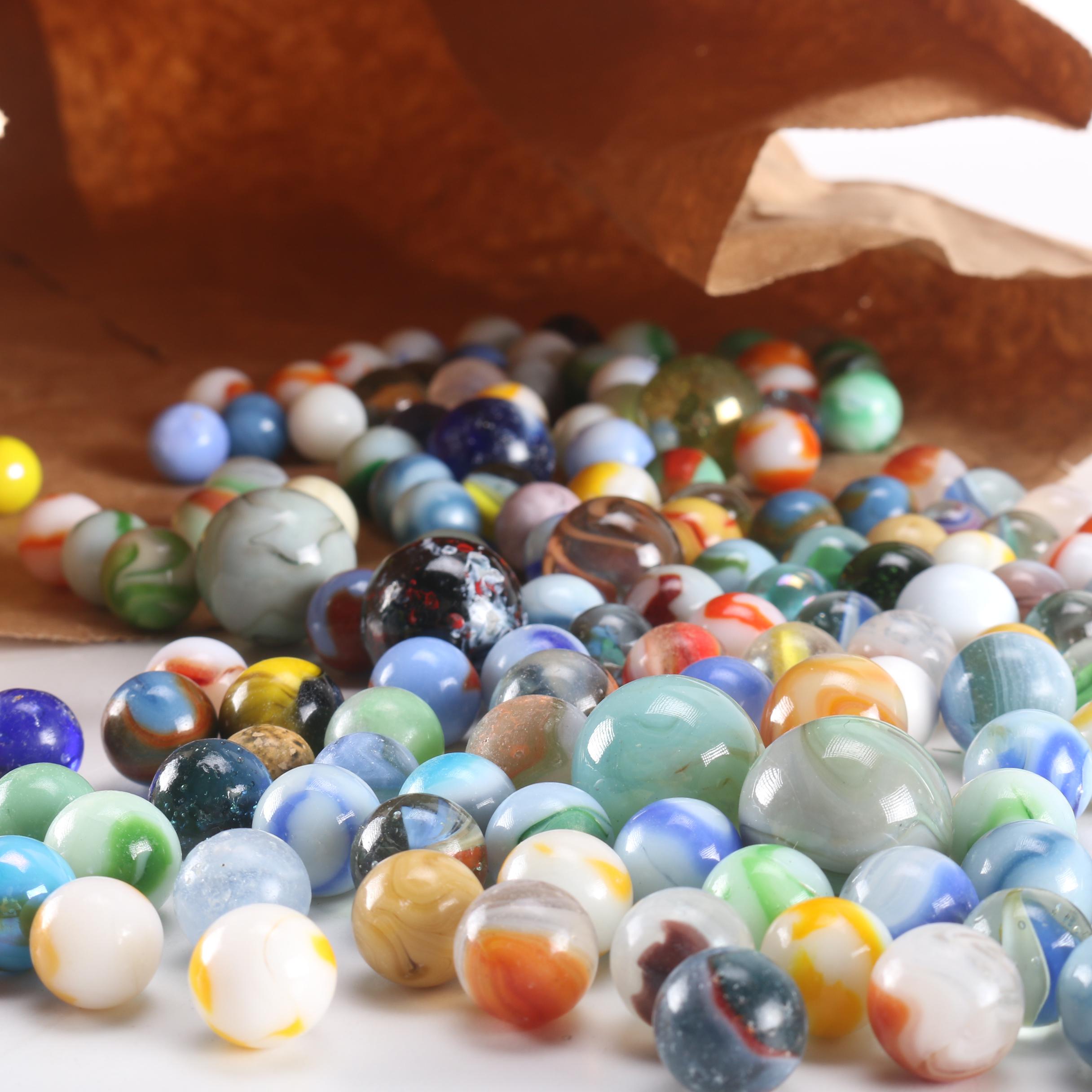 Colored Glass Marbles