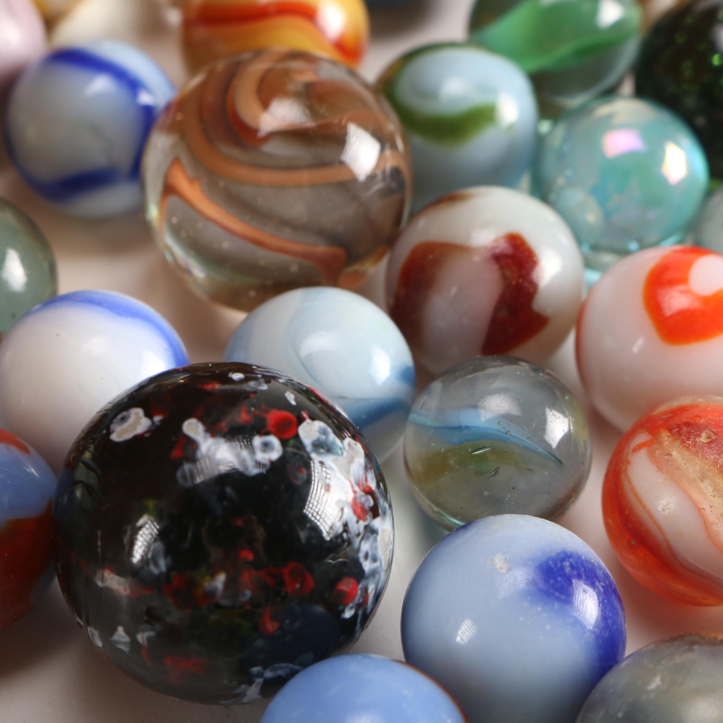 Colored Glass Marbles